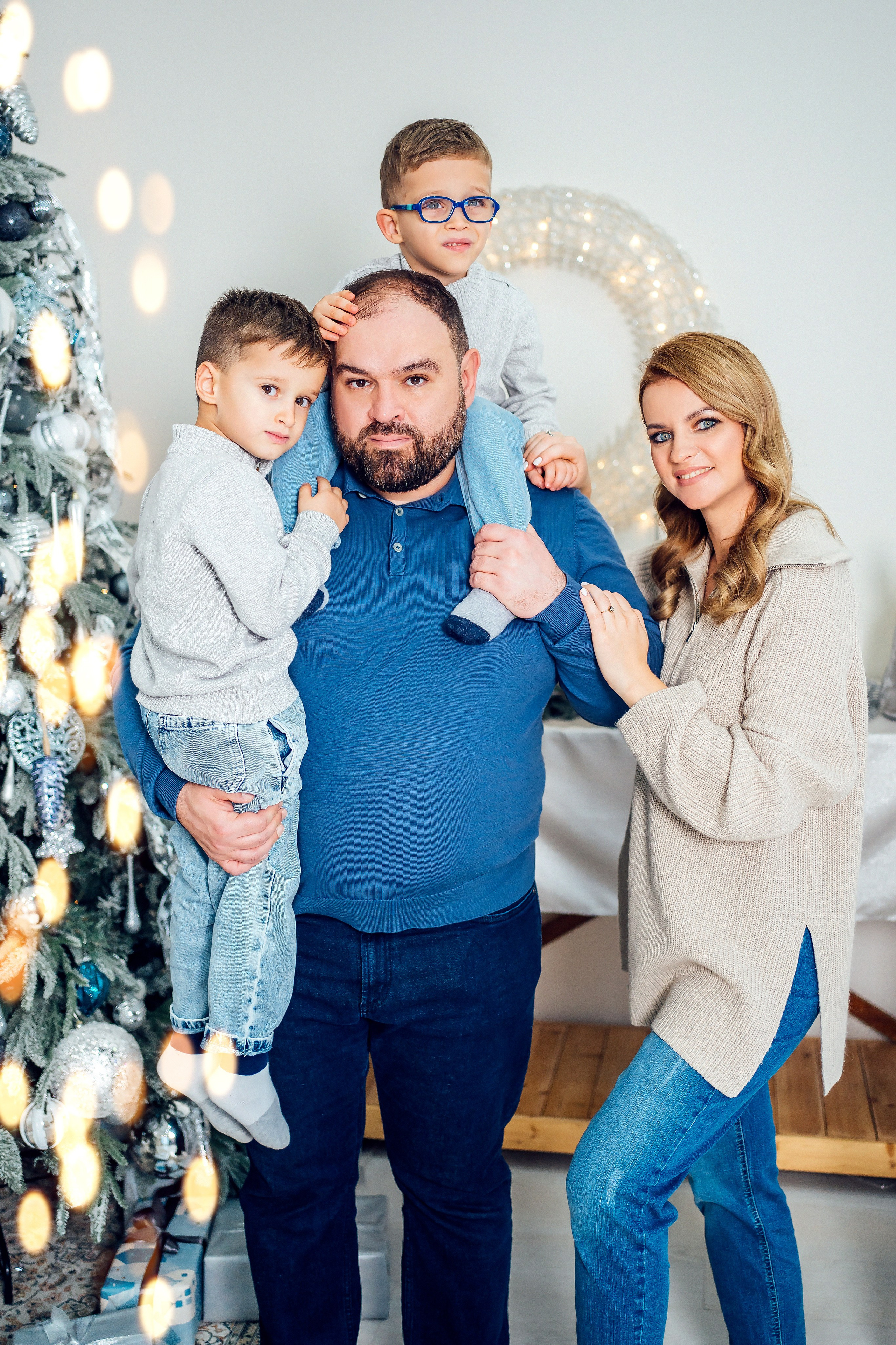 Новогодняя семейная съемка. Семейный и детский фотограф в Ростове-на-Дону Екатерина Шевченко