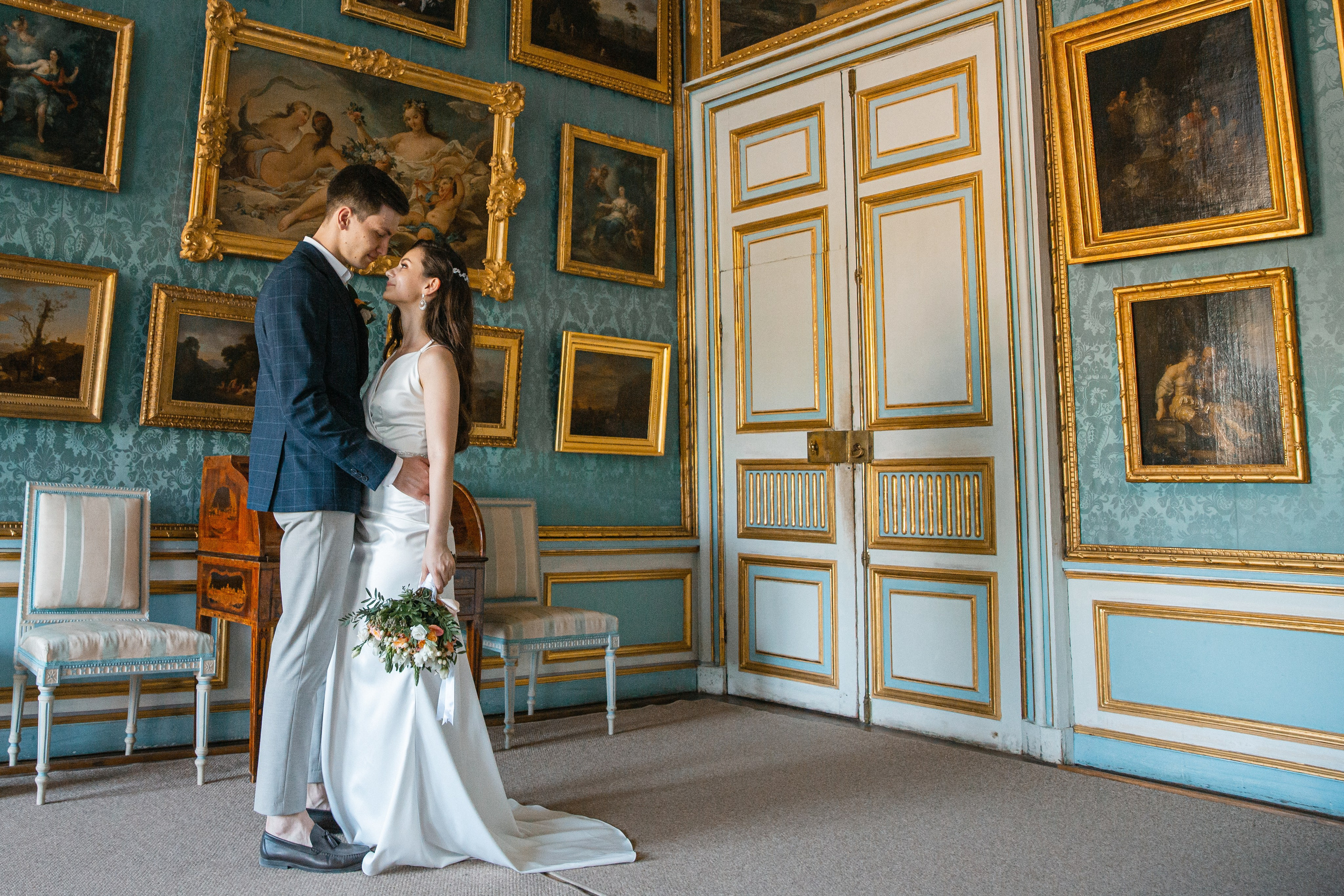 Свадебная фотосессия в усадьбе Кусково. Фотограф и видеограф Анна Домашенко