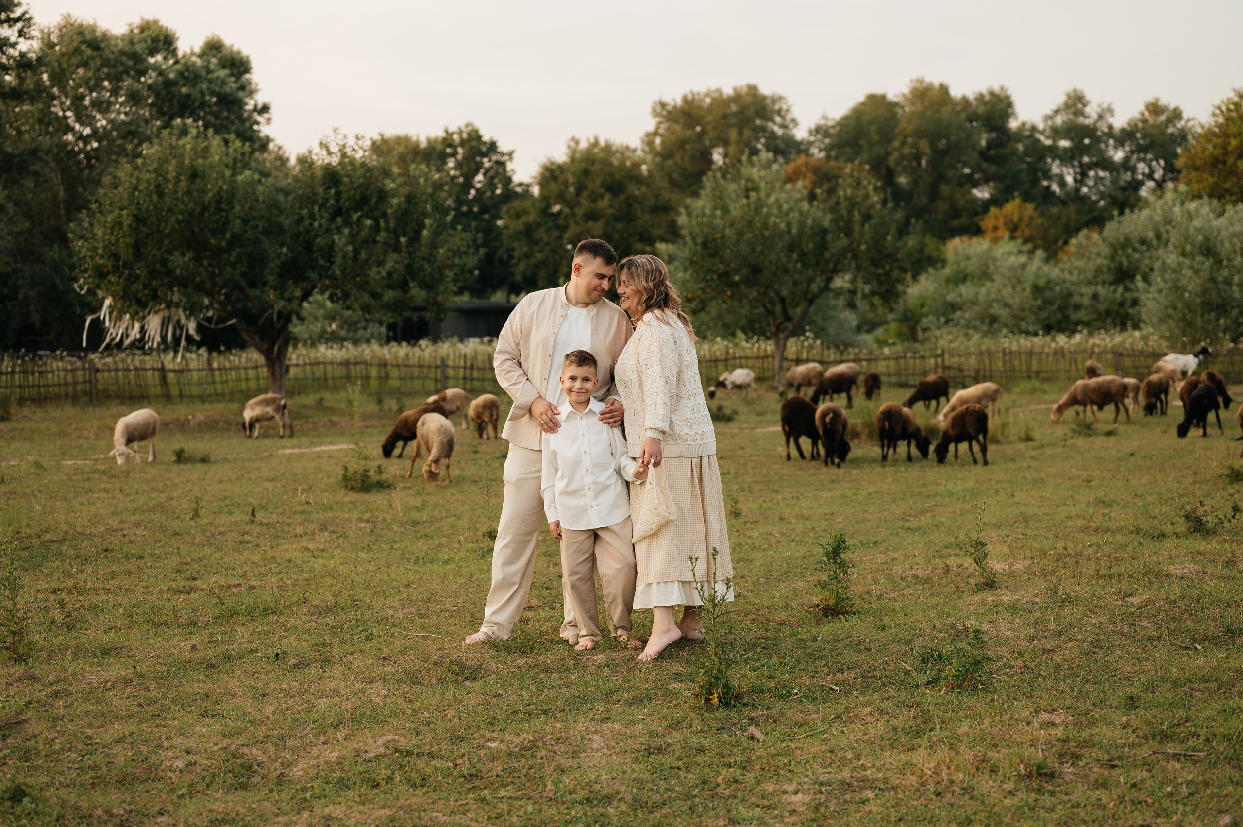 Семейная фотосессия на ферме. Свадебный и семейный фотограф в Краснодаре Алина Мельник