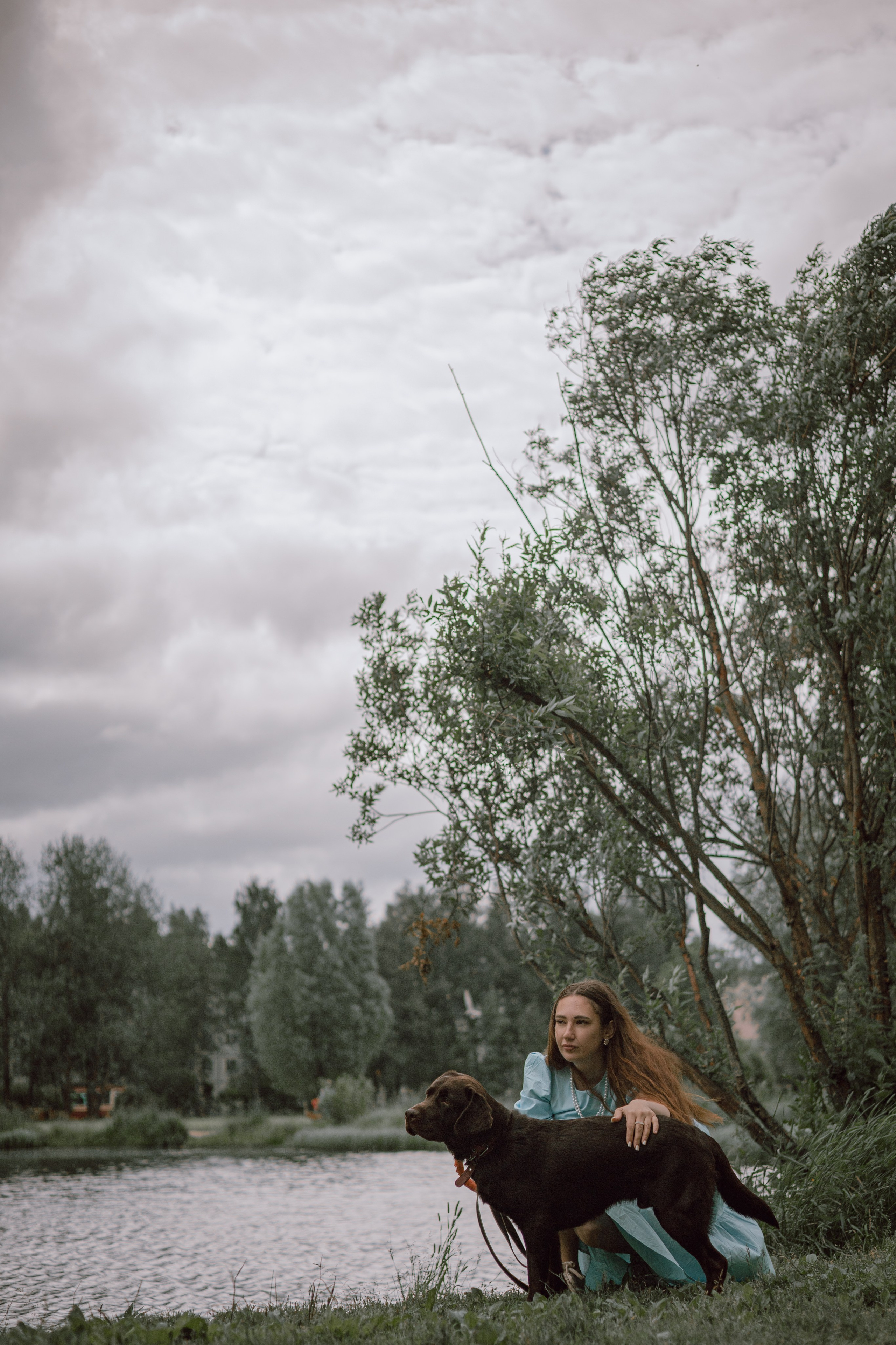 Оля и шоколадный Тимофей. Фотограф — анималист •love-story•|Санкт-Петербург