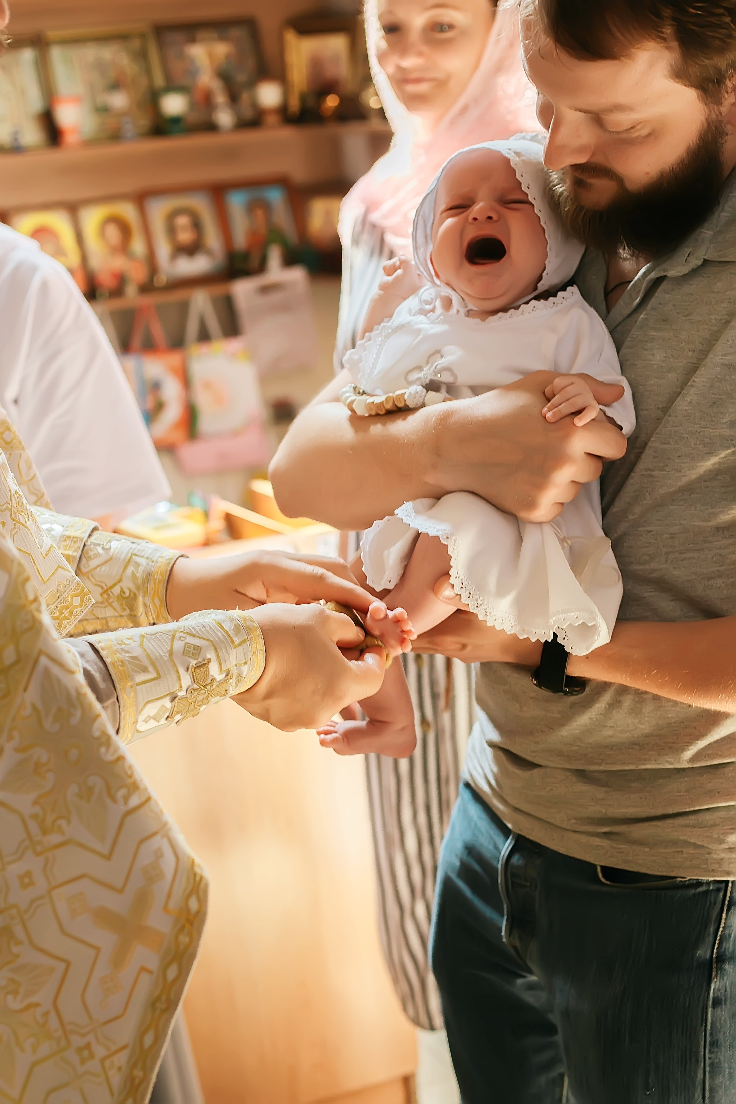 Крещение Валерии. Школьный и детский фотограф Старожилово