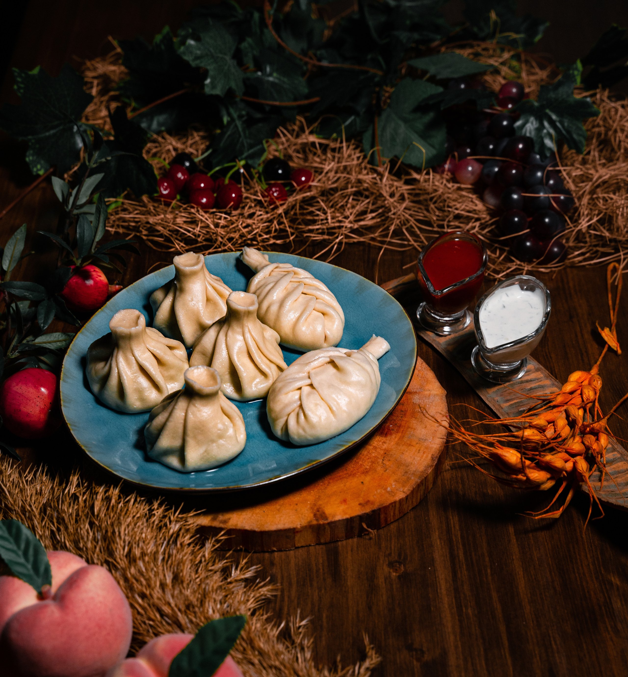 Быстрый фотосет с одним источником Хинкали от Лали. Ищем потаённое. Портретный и предметный фотограф в Санкт-Петербурге