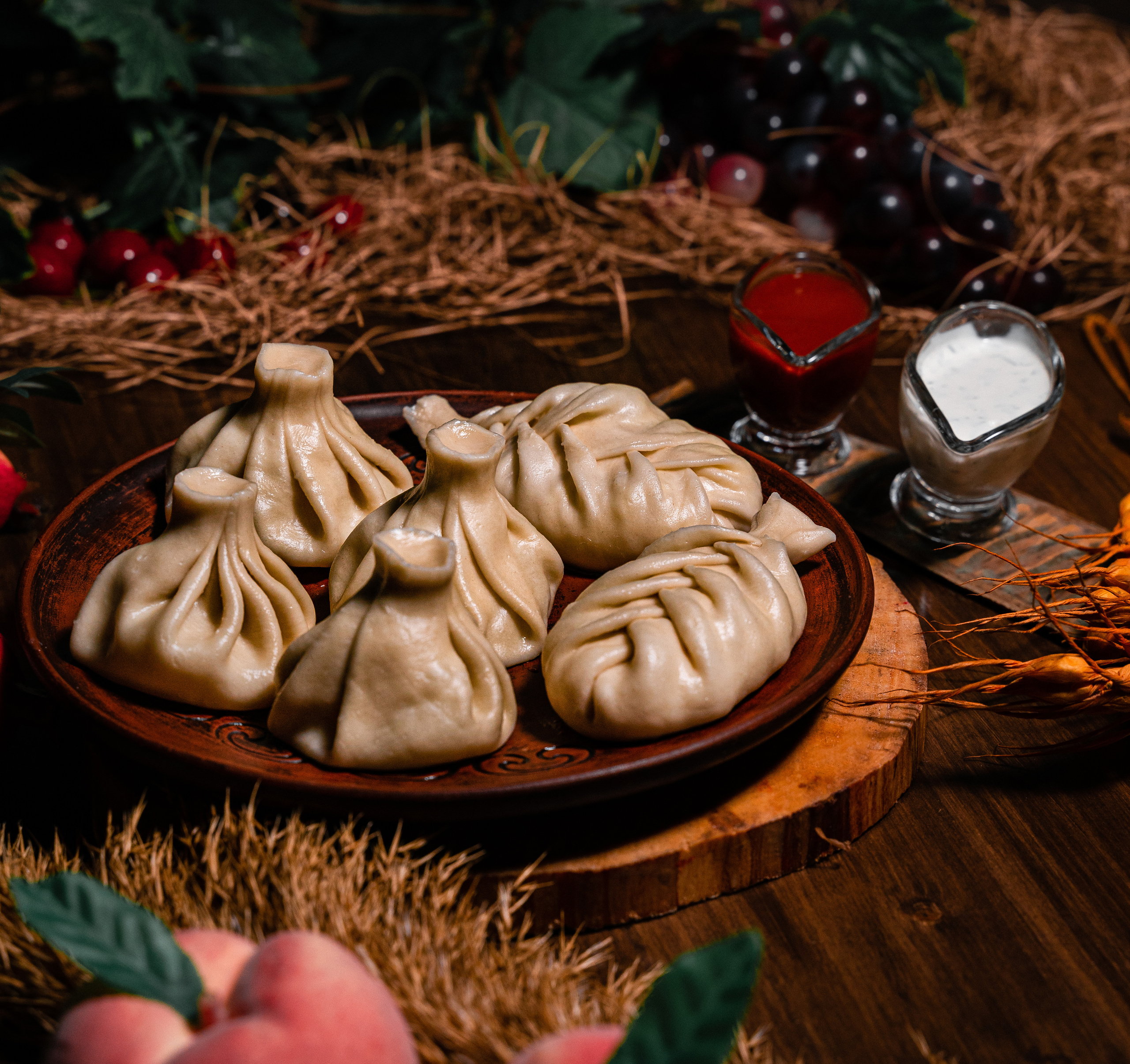 Быстрый фотосет с одним источником Хинкали от Лали. Ищем потаённое. Портретный и предметный фотограф в Санкт-Петербурге