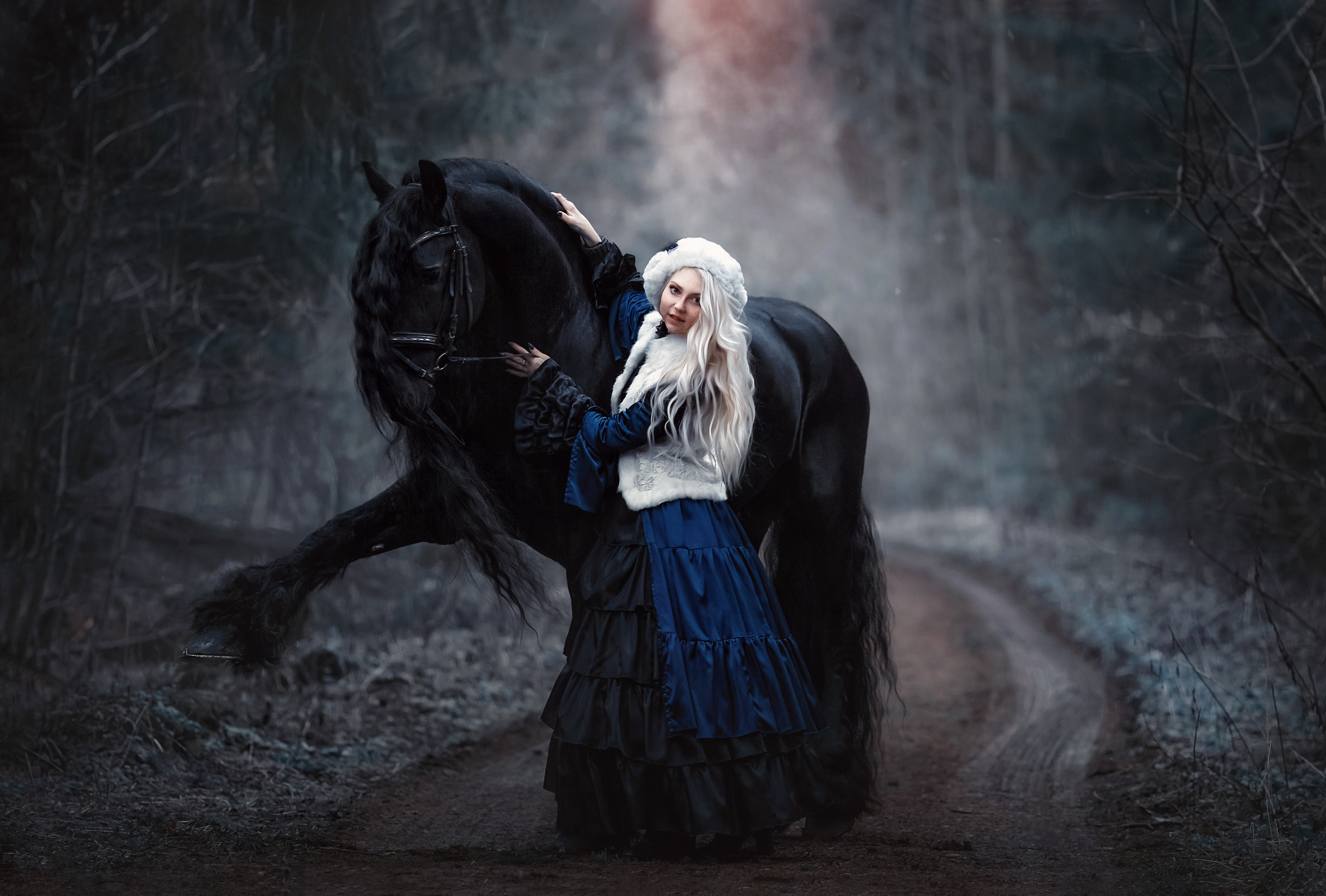Сказочные фотосессии с лошадьми. Арт фотограф в Минске Анастасия Корбут