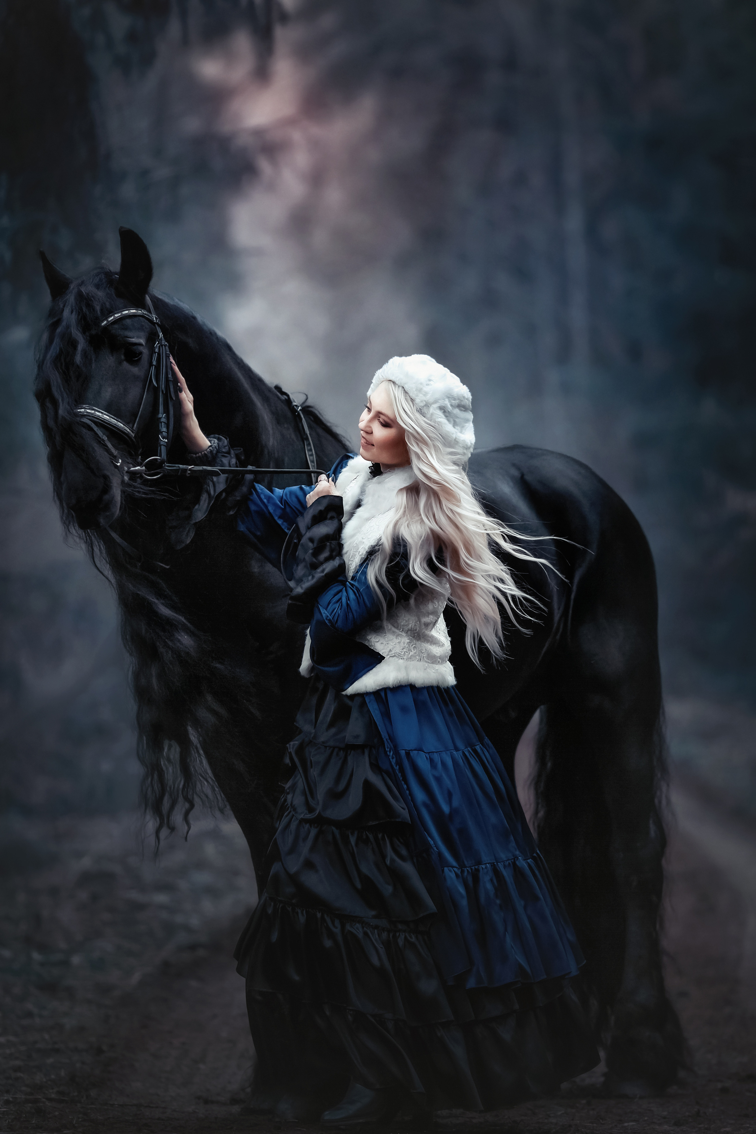 Сказочные фотосессии с лошадьми. Арт фотограф в Минске Анастасия Корбут