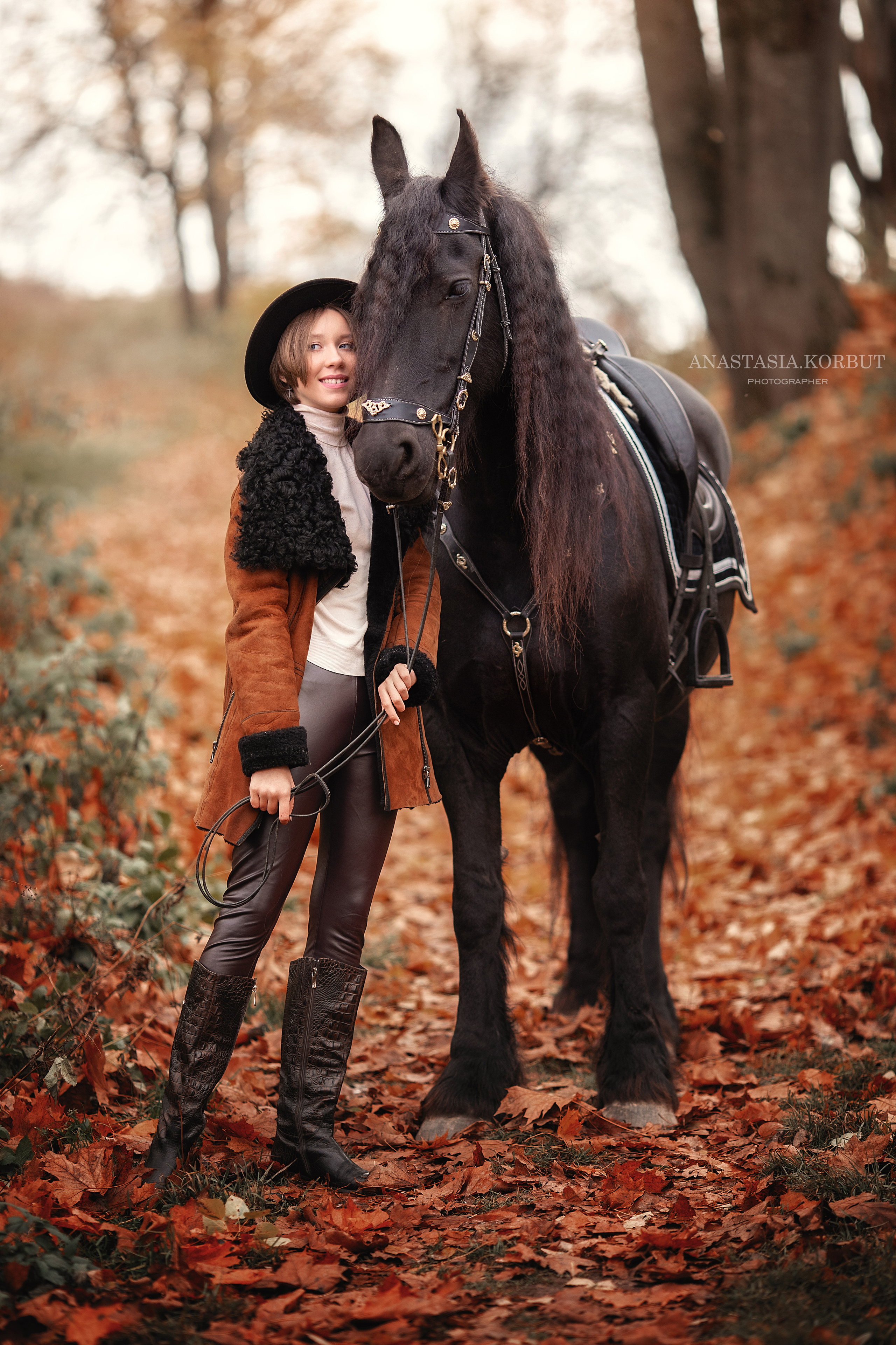 Фотосессия с лошадью. Арт фотограф в Минске Анастасия Корбут