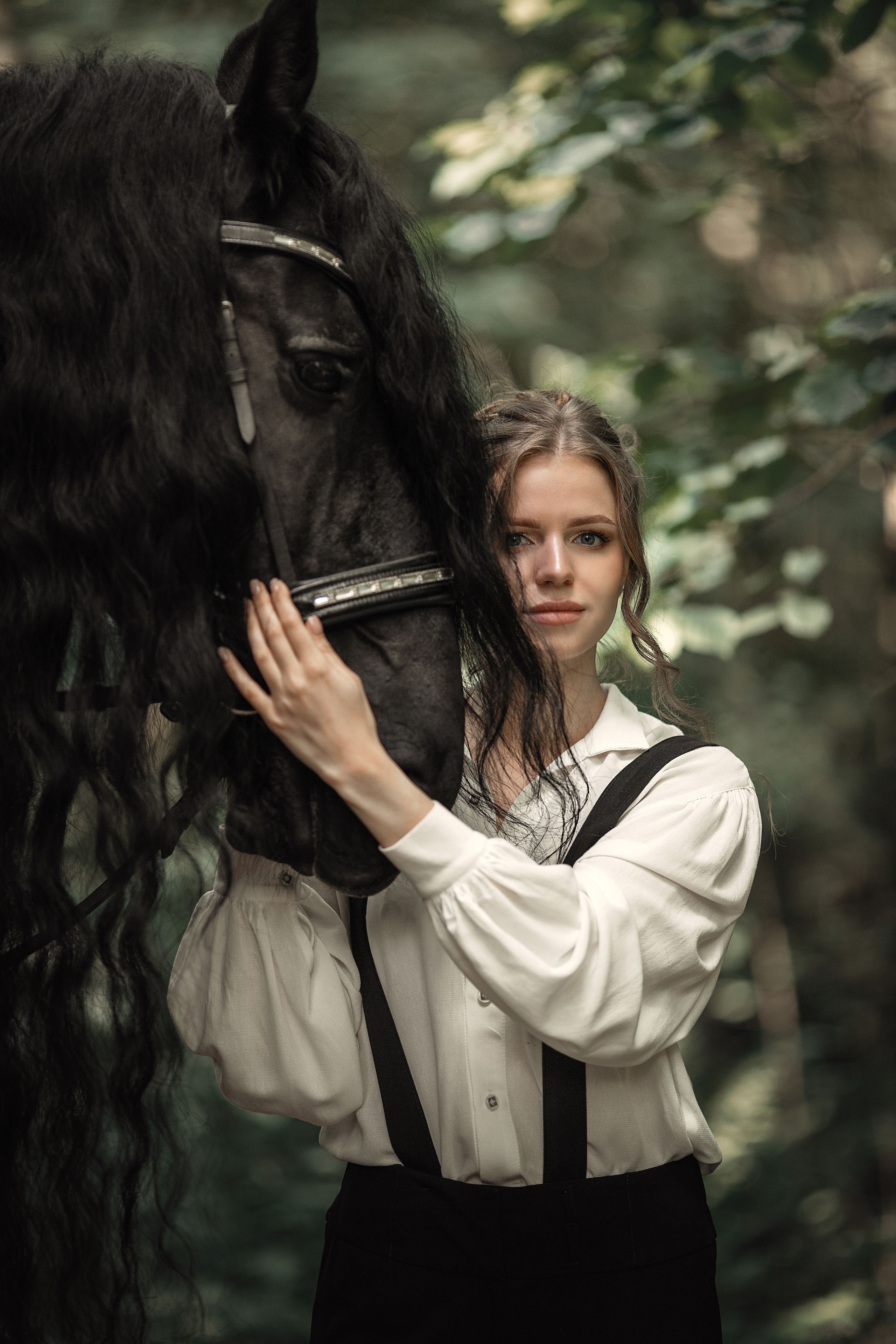 Фотосессия с лошадью. Арт фотограф в Минске Анастасия Корбут