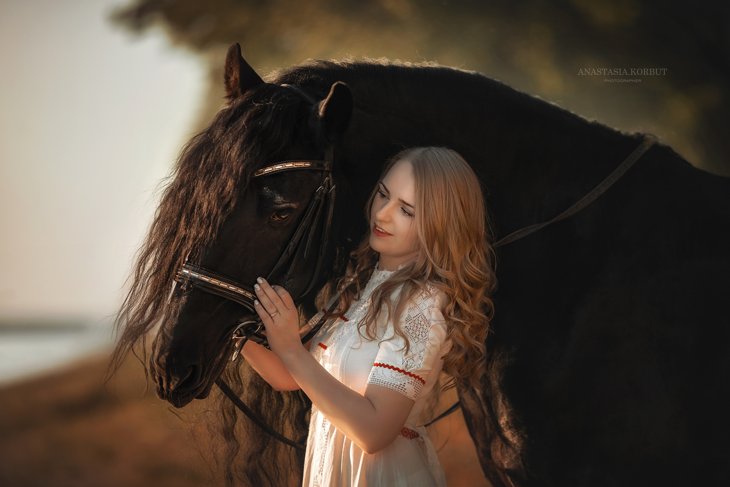 Фотосессия с лошадью. Арт фотограф в Минске Анастасия Корбут