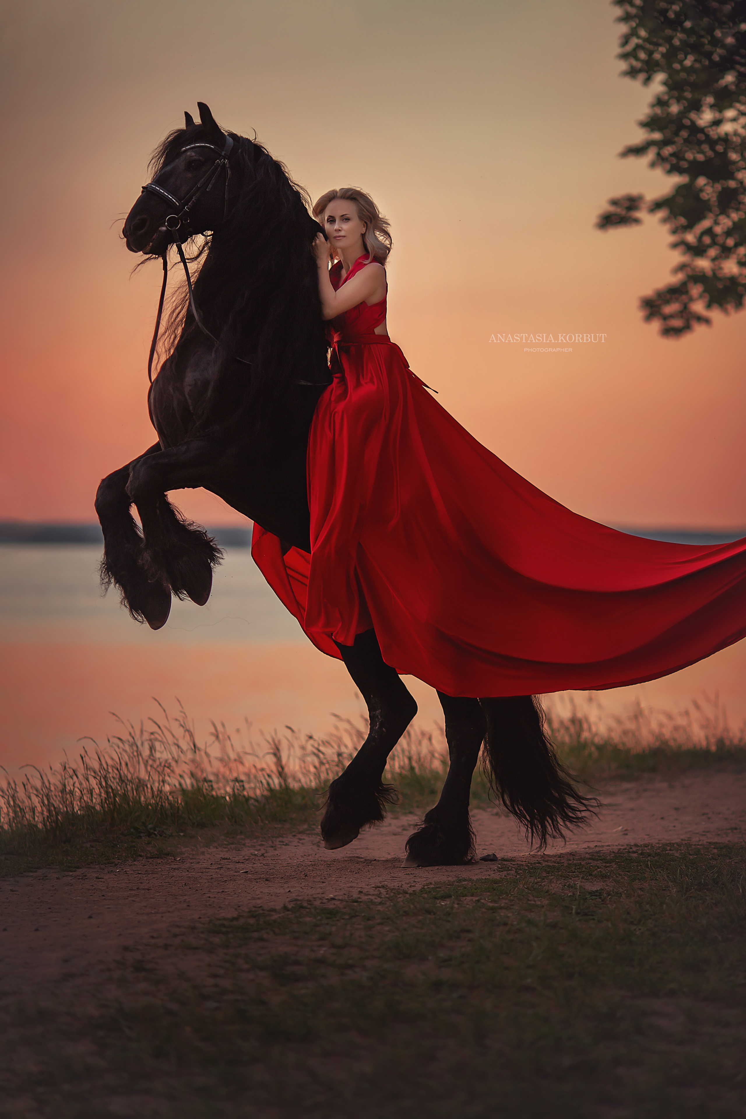 Фотосессия с лошадью. Арт фотограф в Минске Анастасия Корбут