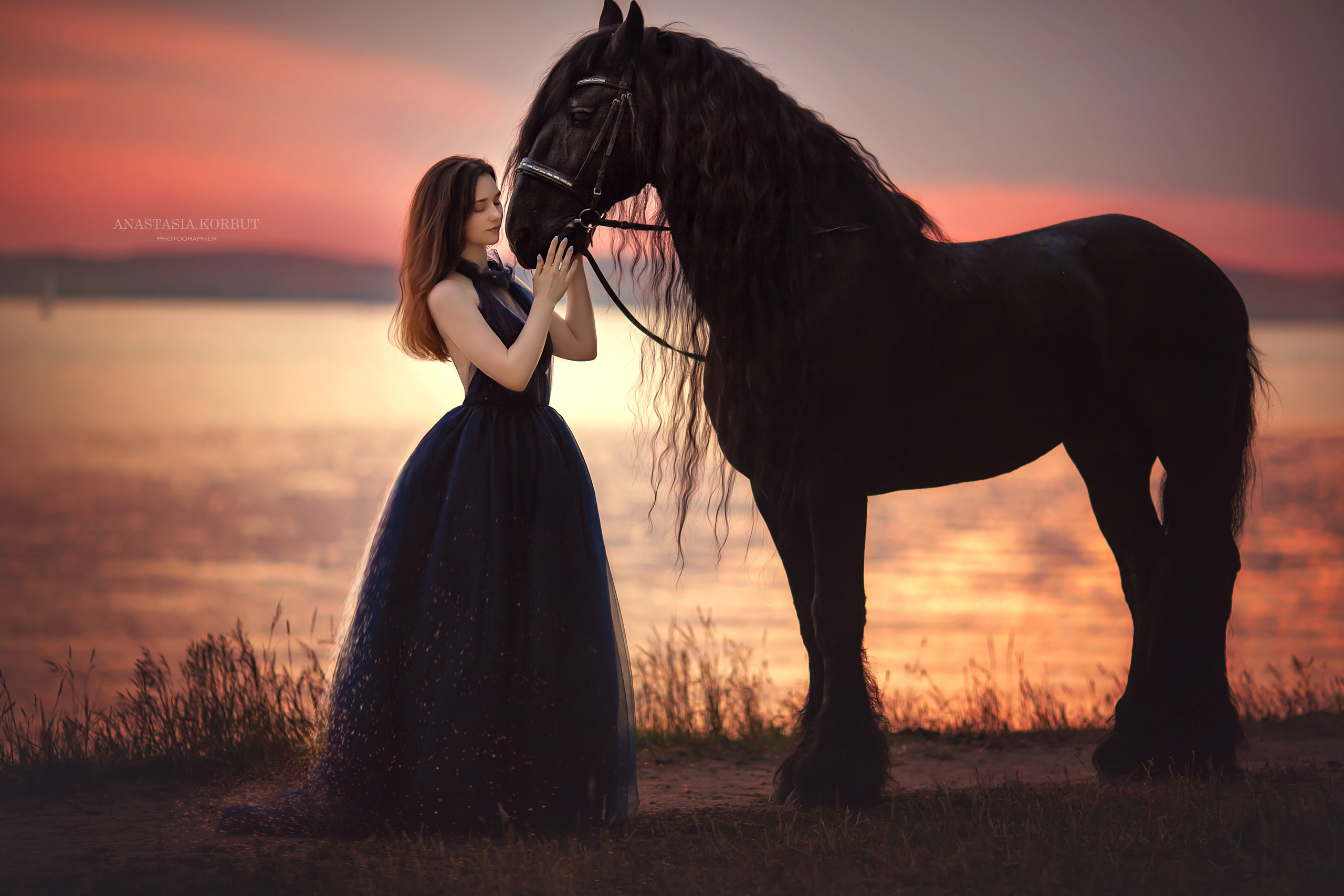 Фотосессия на закате на Минском море. Арт фотограф в Минске Анастасия Корбут