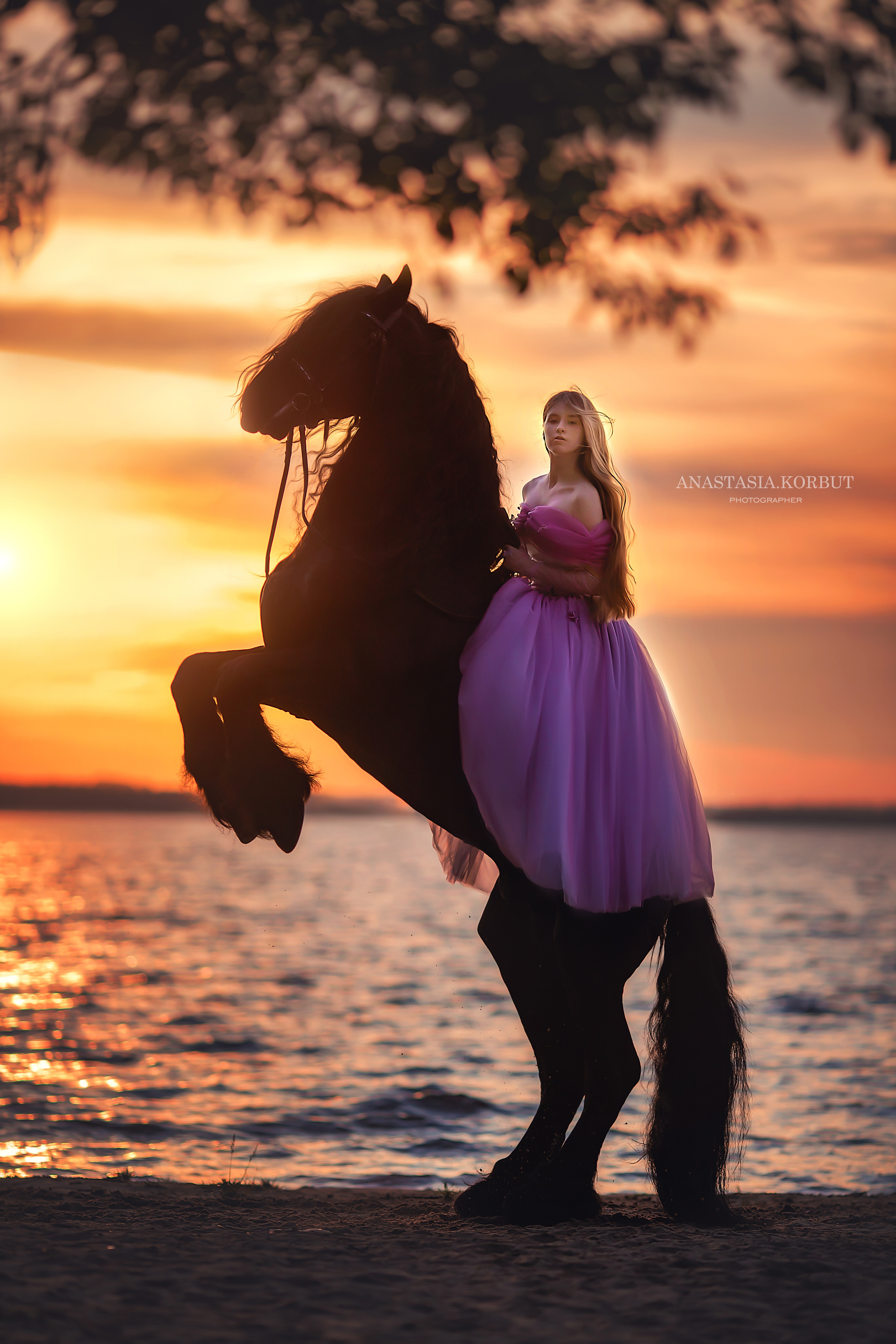 Фотосессия с лошадью. Арт фотограф в Минске Анастасия Корбут