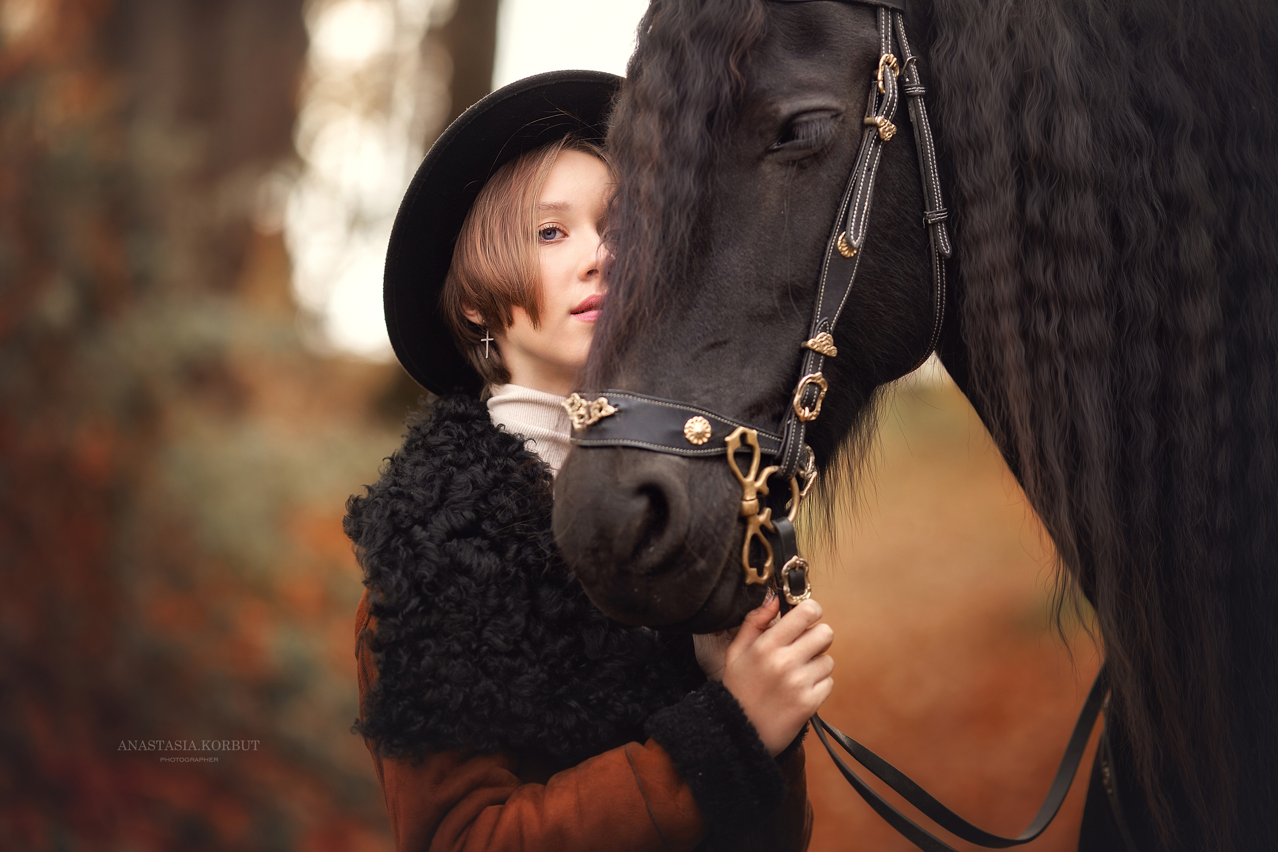 Фотосессия с лошадью. Арт фотограф в Минске Анастасия Корбут