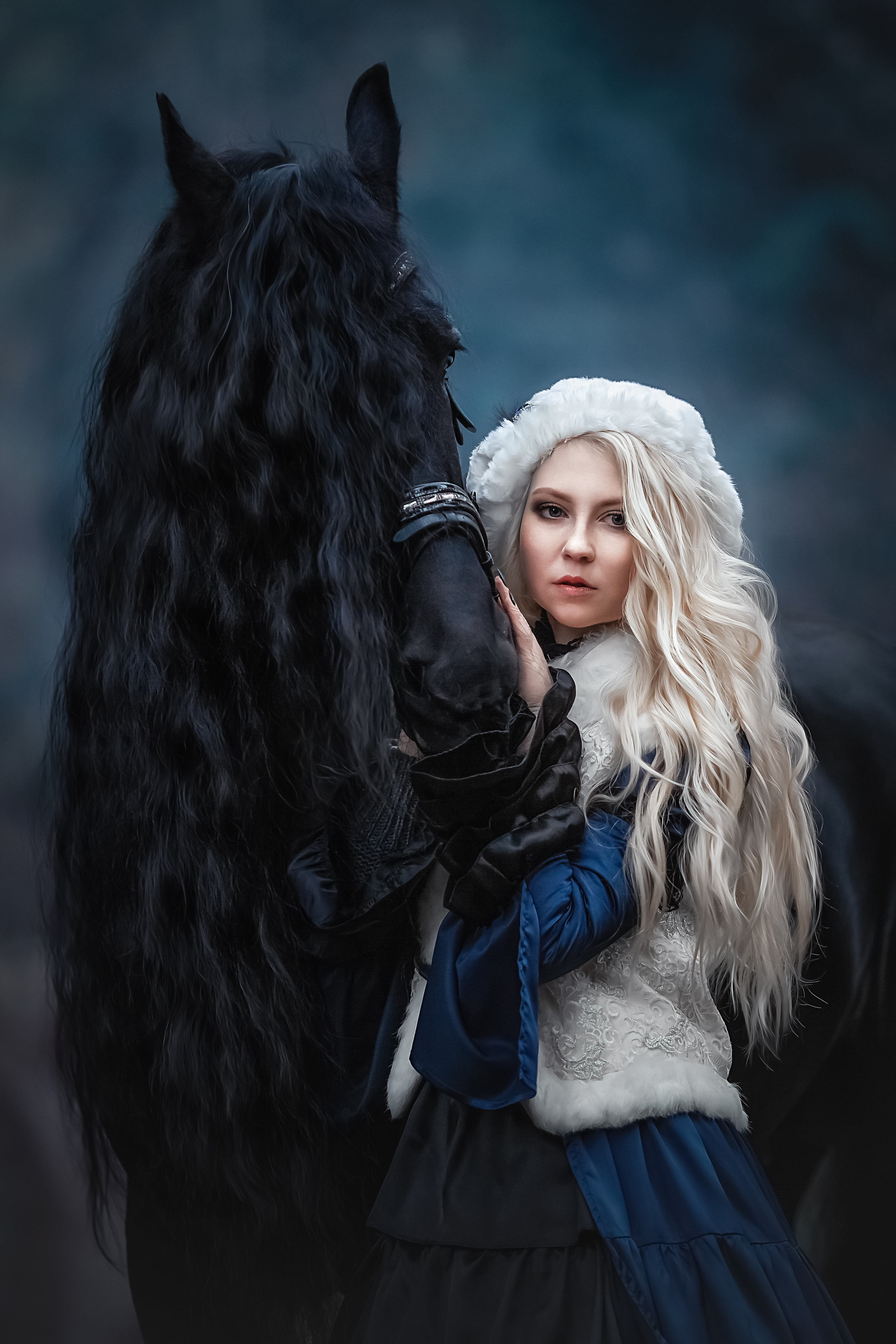 Сказочные фотосессии с лошадьми. Арт фотограф в Минске Анастасия Корбут