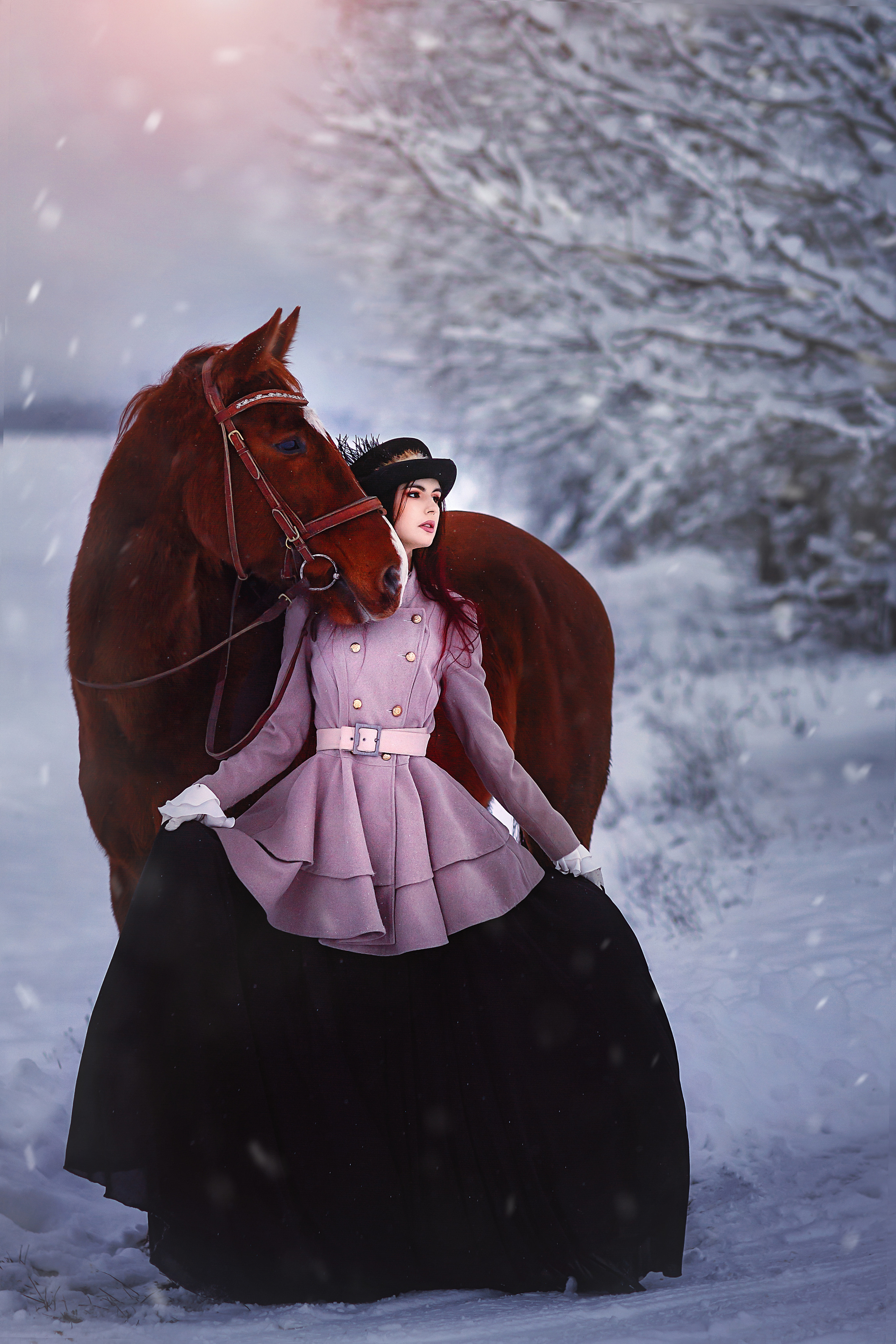 Сказочные фотосессии с лошадьми. Арт фотограф в Минске Анастасия Корбут