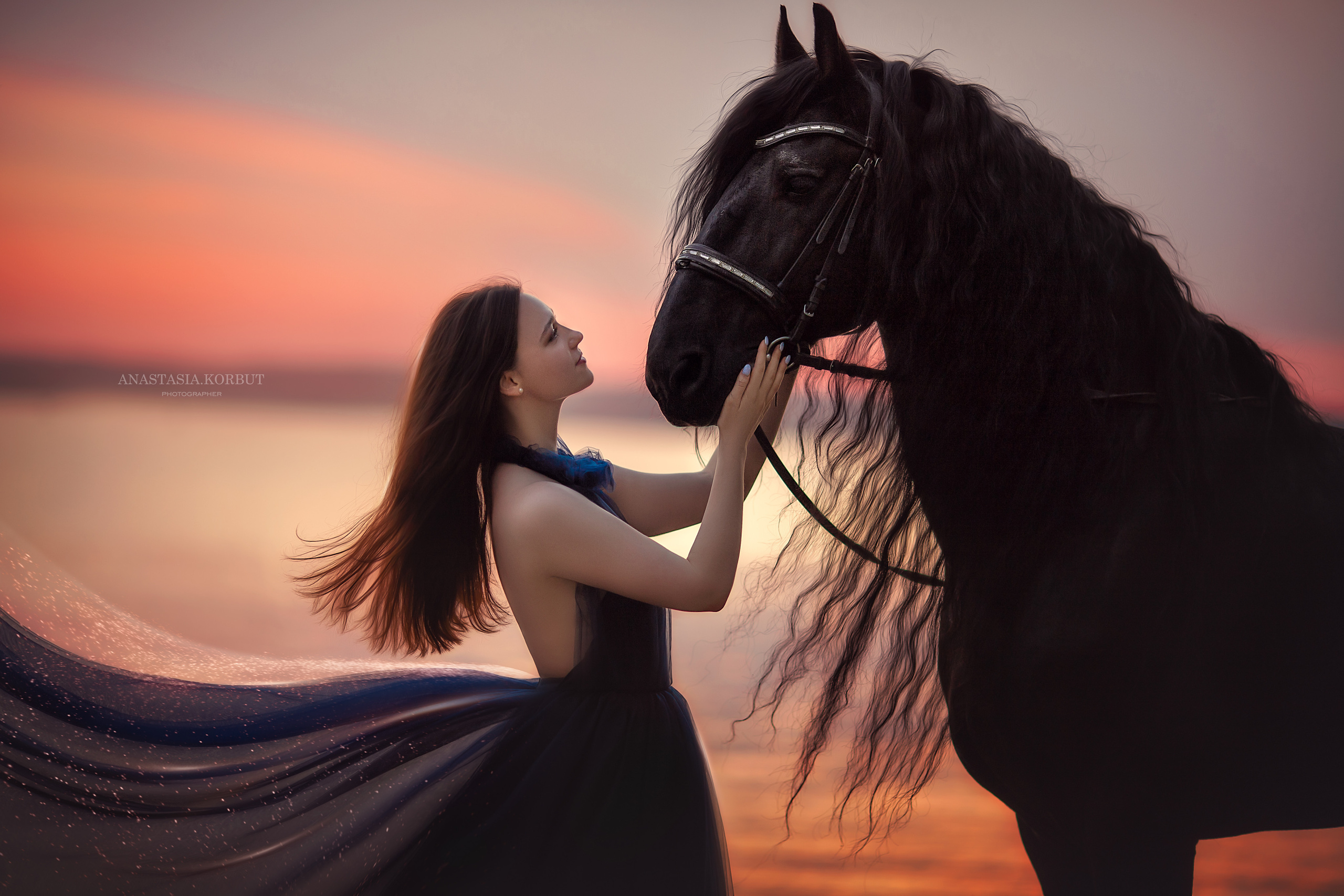 Фотосессия на закате на Минском море. Арт фотограф в Минске Анастасия Корбут