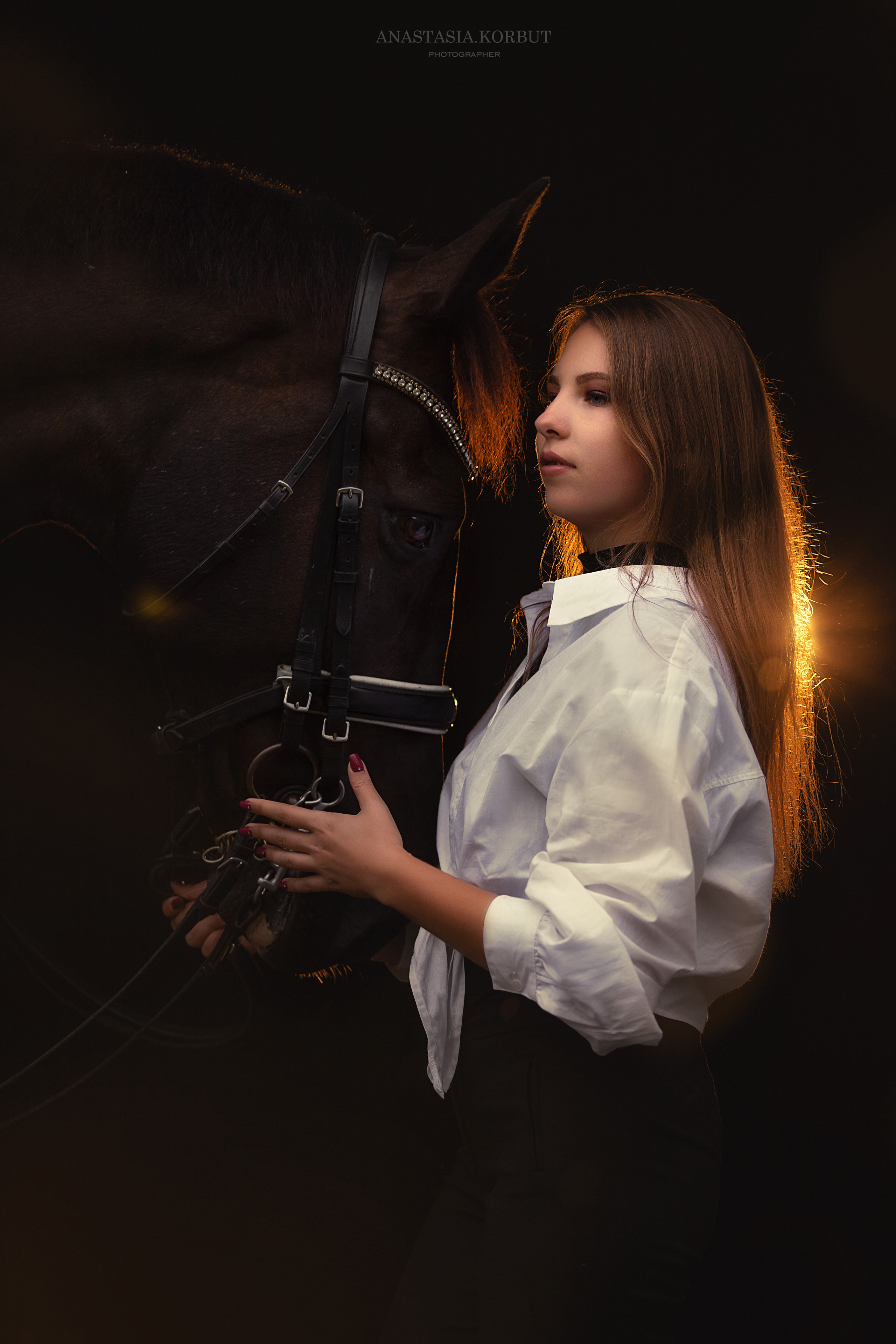Портрет в конном стиле. Арт фотограф в Минске Анастасия Корбут