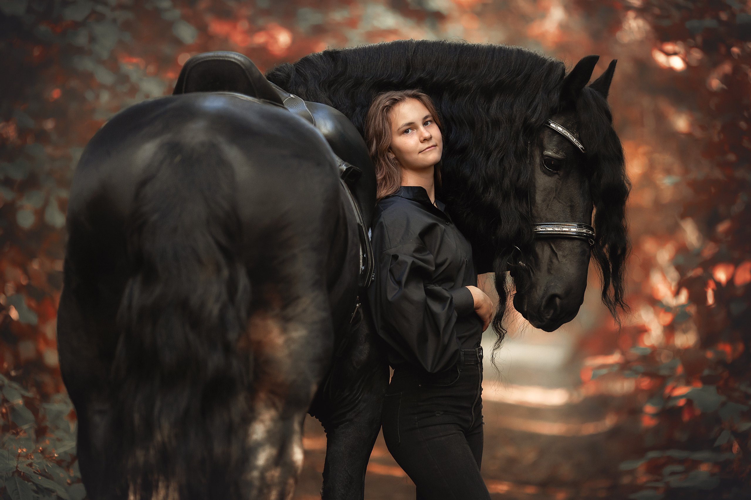 Фотосессия с лошадью. Арт фотограф в Минске Анастасия Корбут