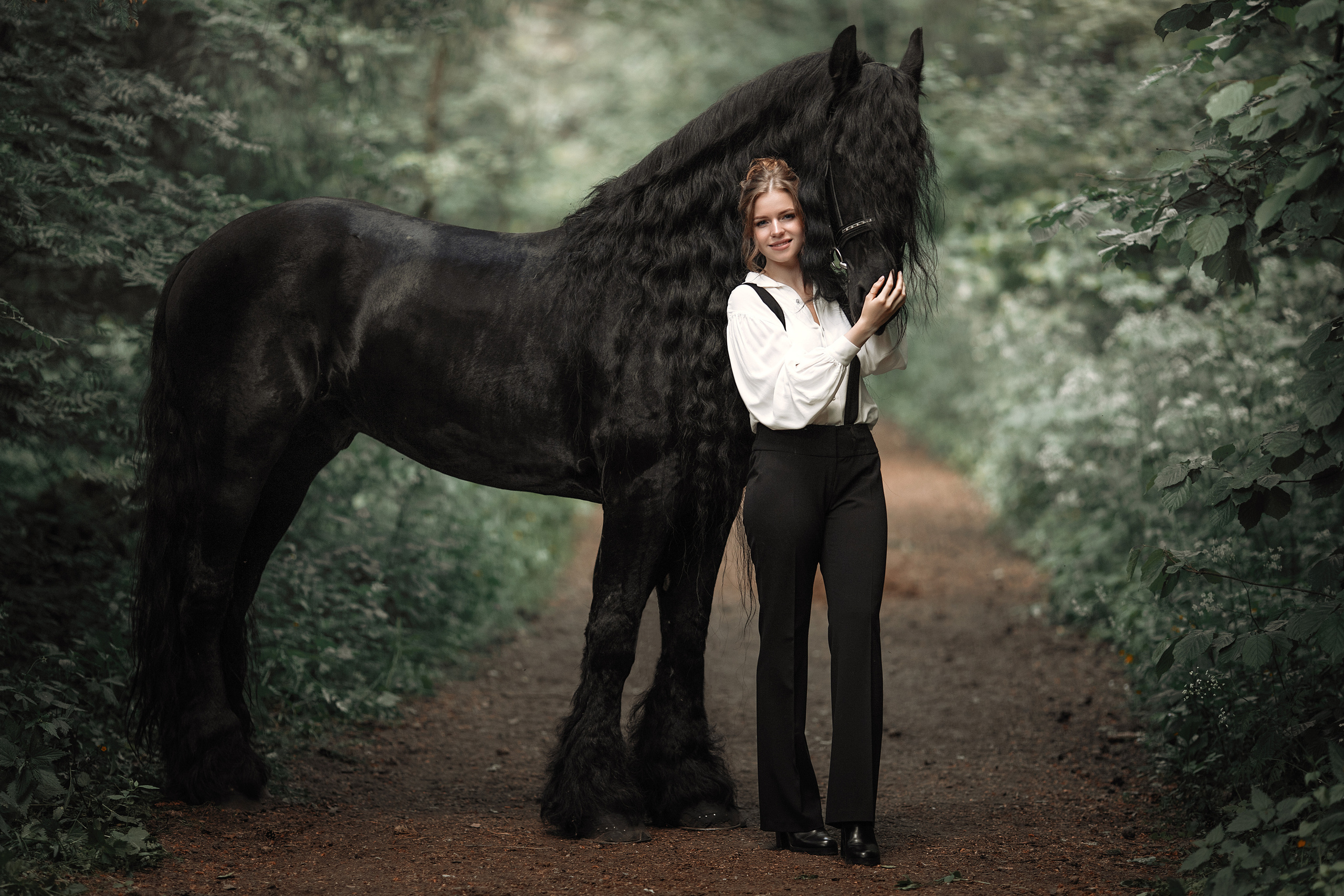 Фотосессия с лошадью. Арт фотограф в Минске Анастасия Корбут