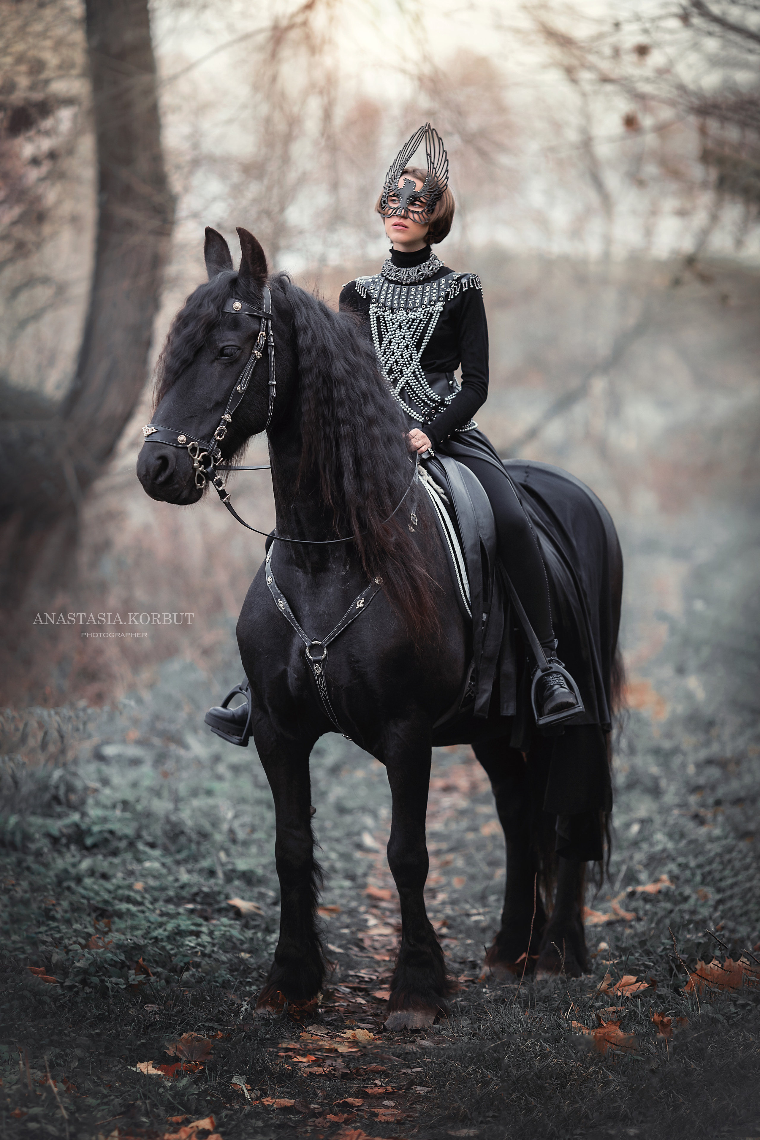 Сказочные фотосессии с лошадьми. Арт фотограф в Минске Анастасия Корбут