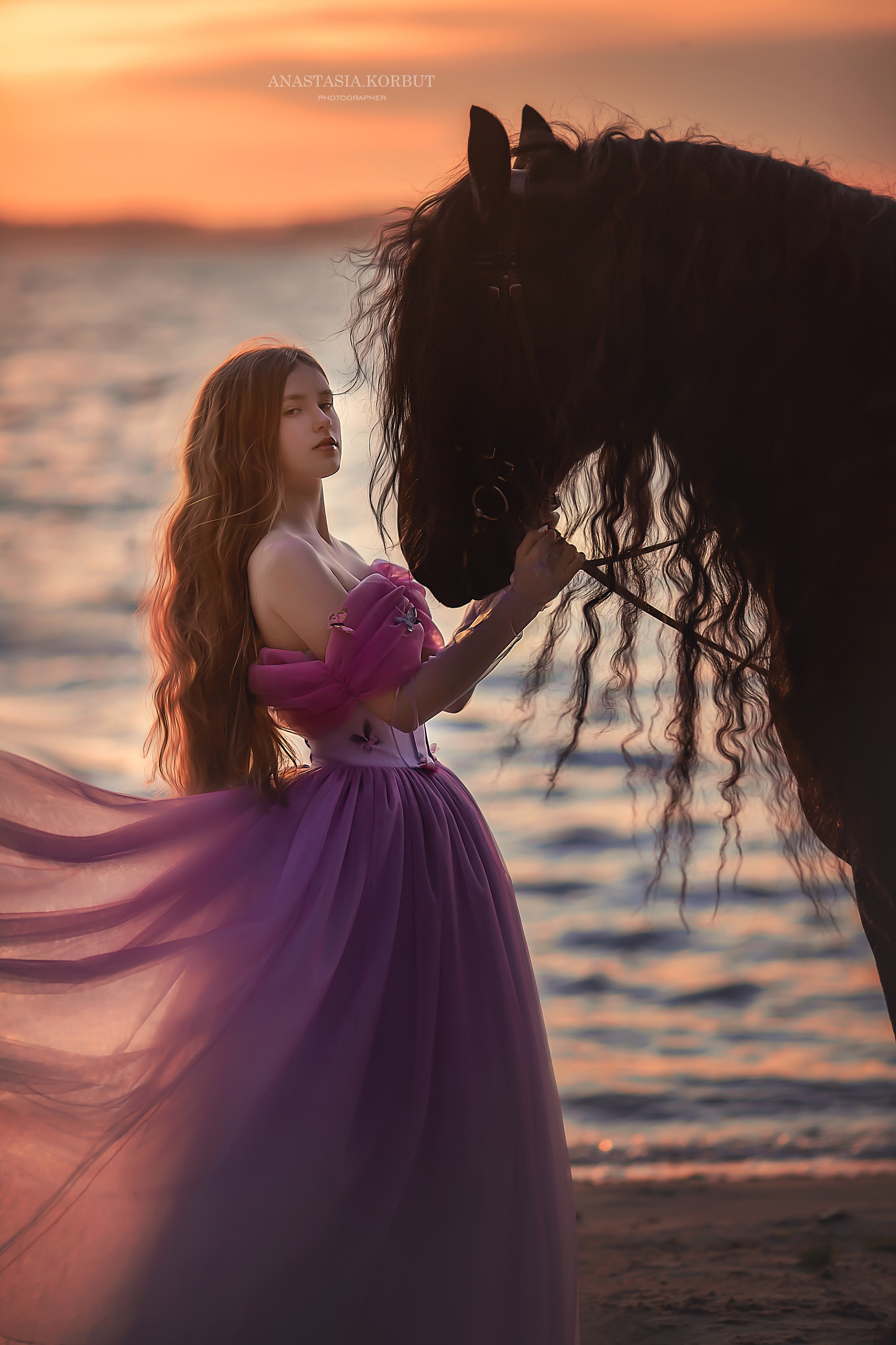 Фотосессия с лошадью. Арт фотограф в Минске Анастасия Корбут