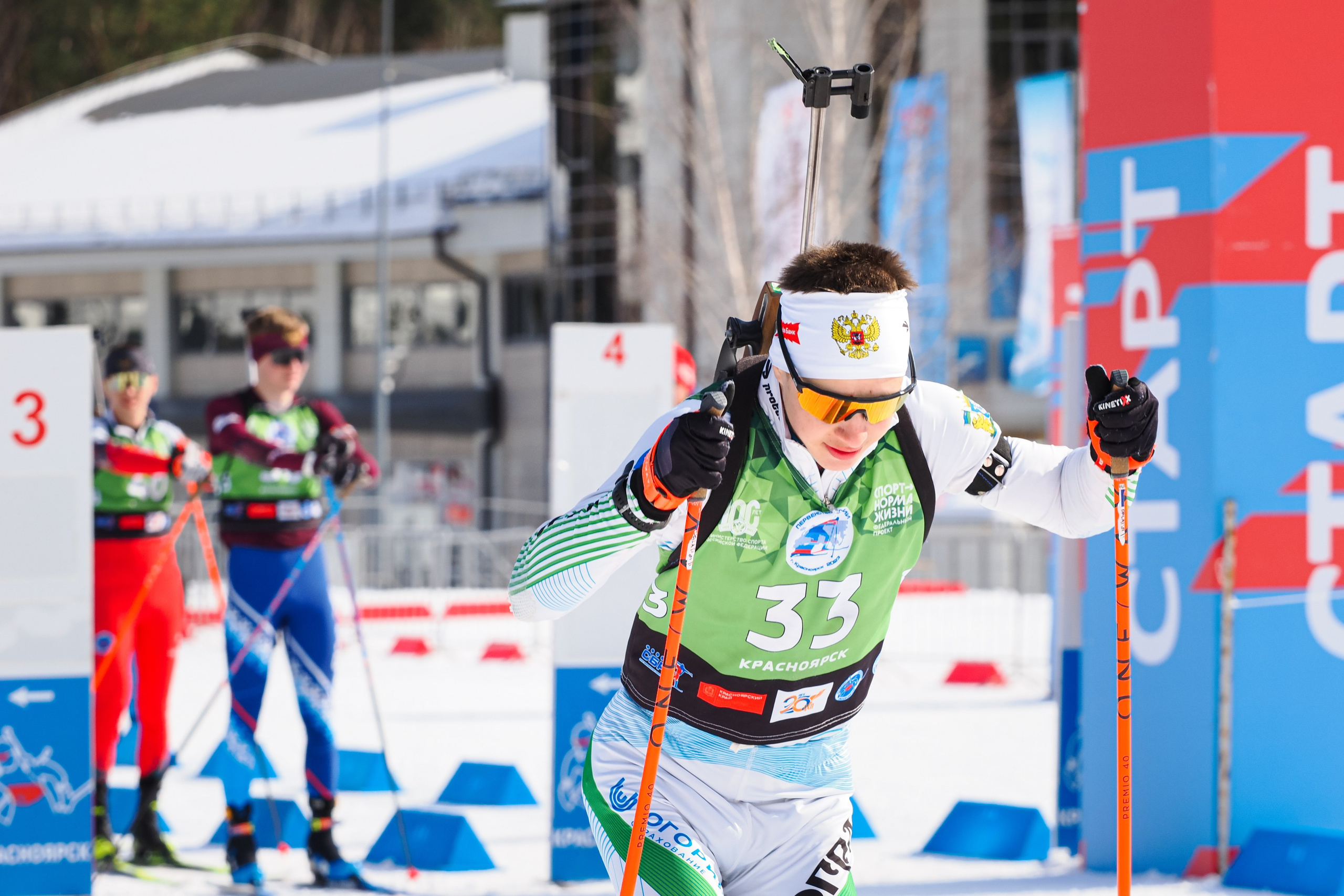 Биатлон / Первенство России. Репортажный фотограф Алексей Козьмин