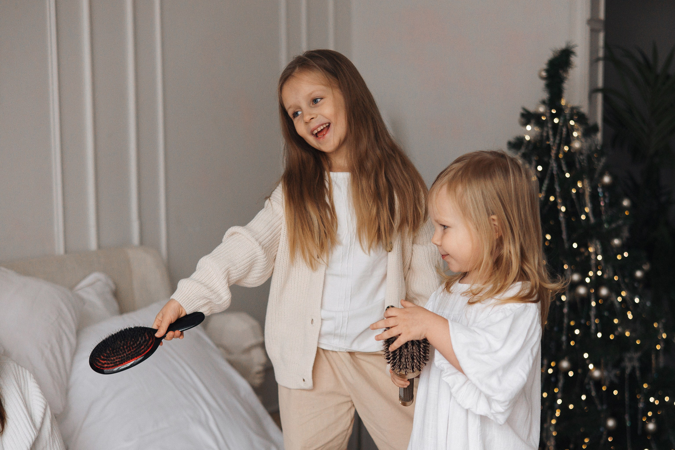 Марина, Аврора, Оливия, новогодняя история. Семейный фотограф в Москве Марина Петра