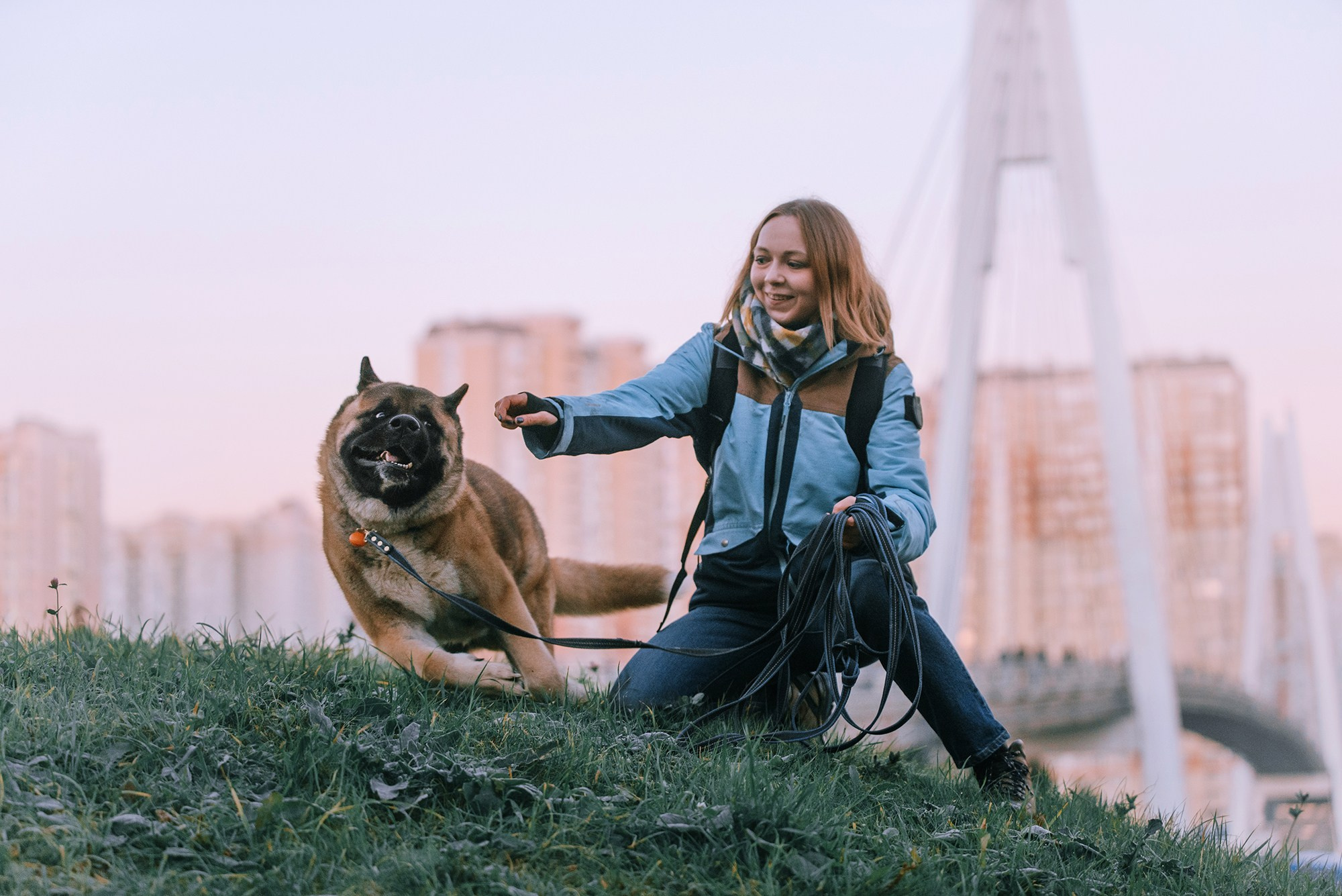 Человек и его друзья. Фотограф Анна Тюрина
