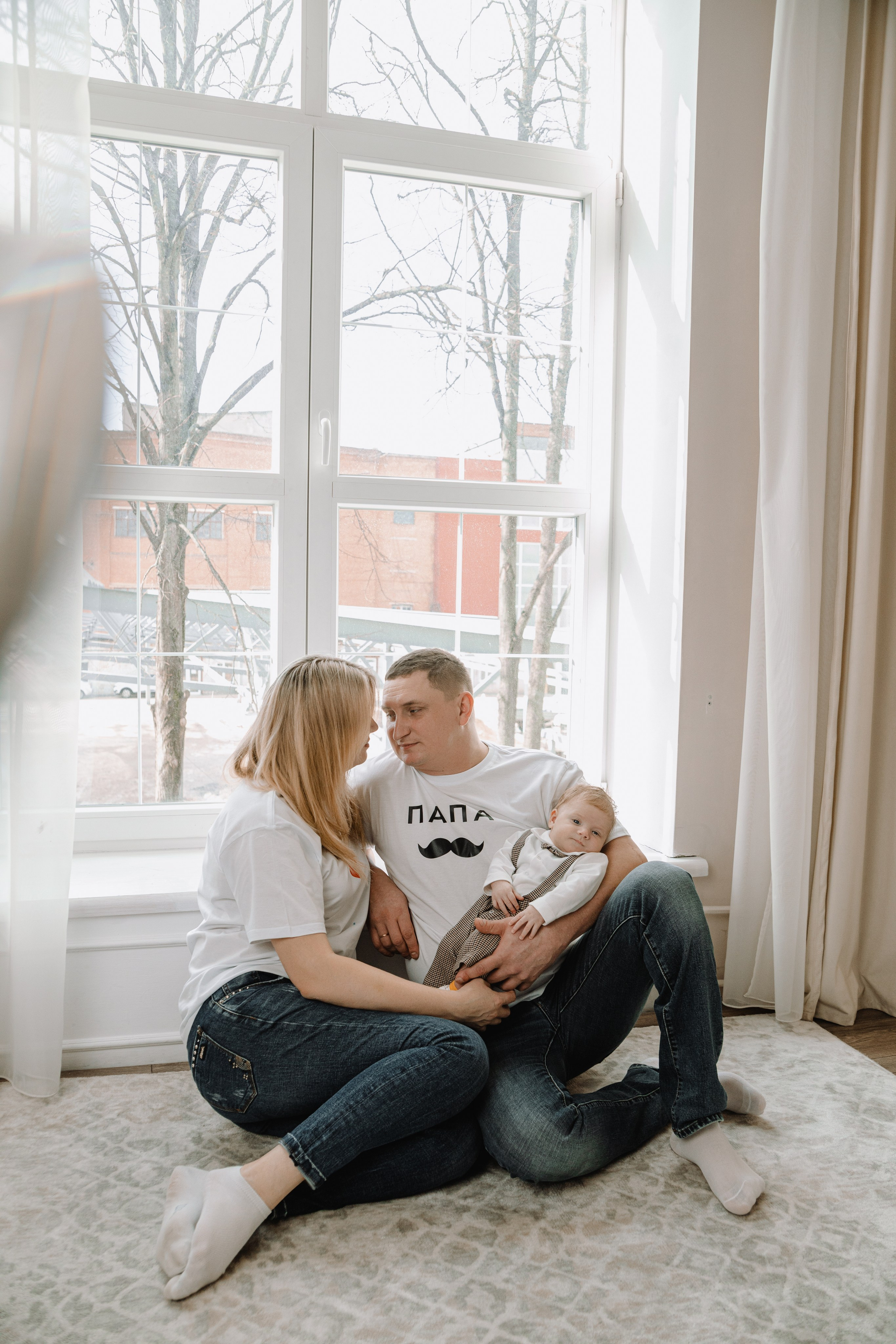 Юлия, Алексей и маленький Максим. Фотограф Воронеж Варвара