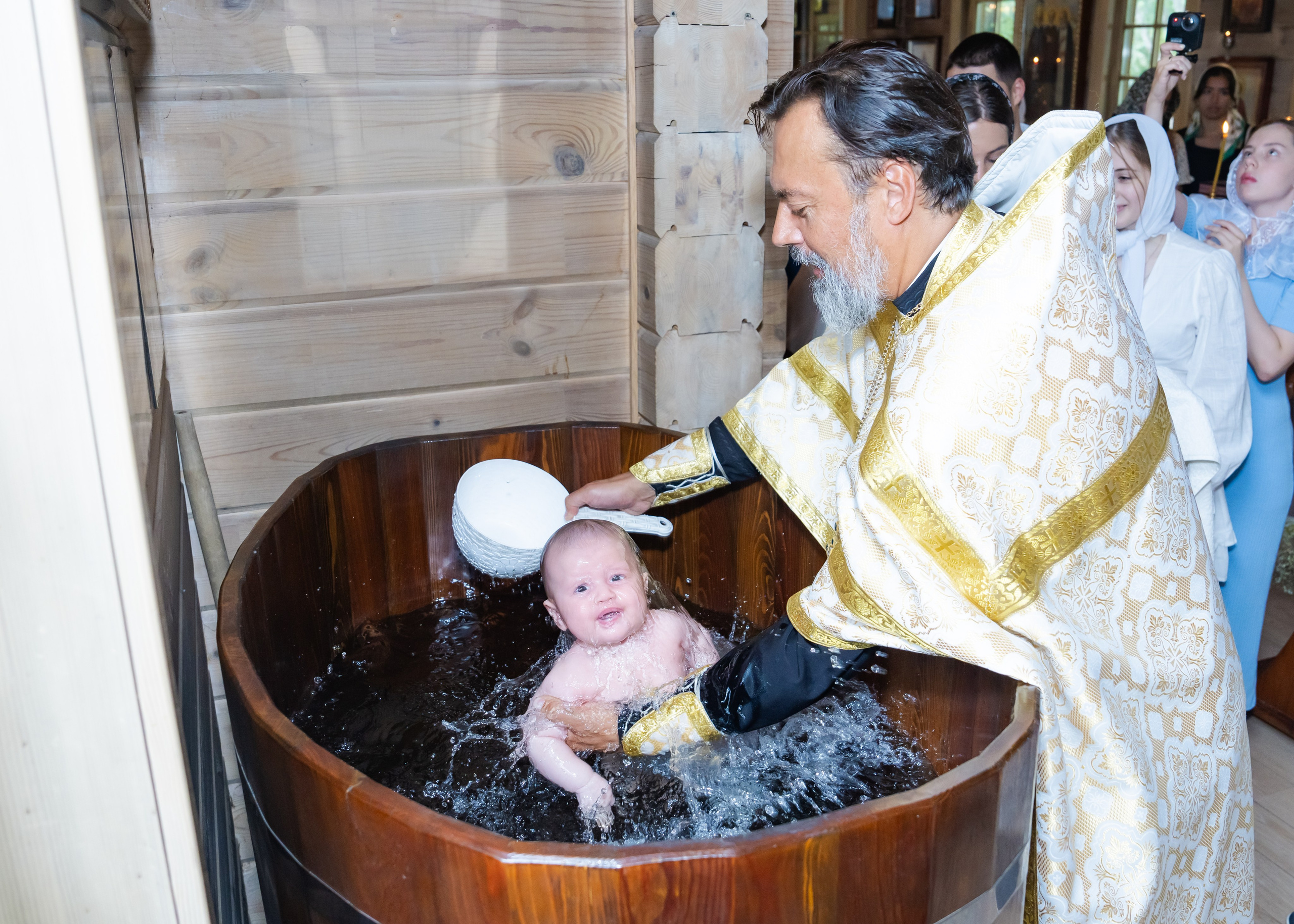 Таинство Крещения Марии. Крамер Юлиана детский и семейный фотограф