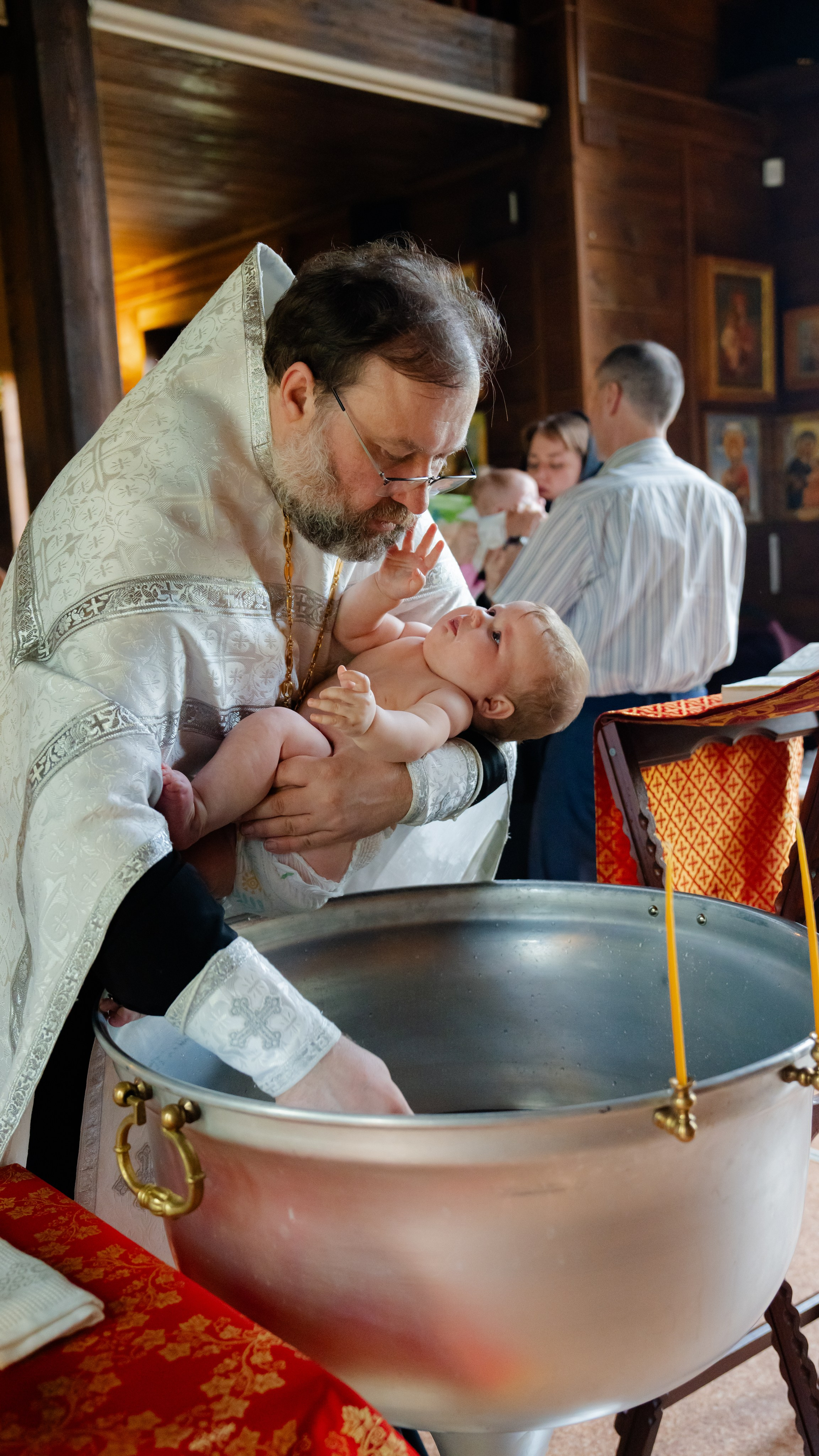 Таинство Крещения Евгении. Крамер Юлиана детский и семейный фотограф