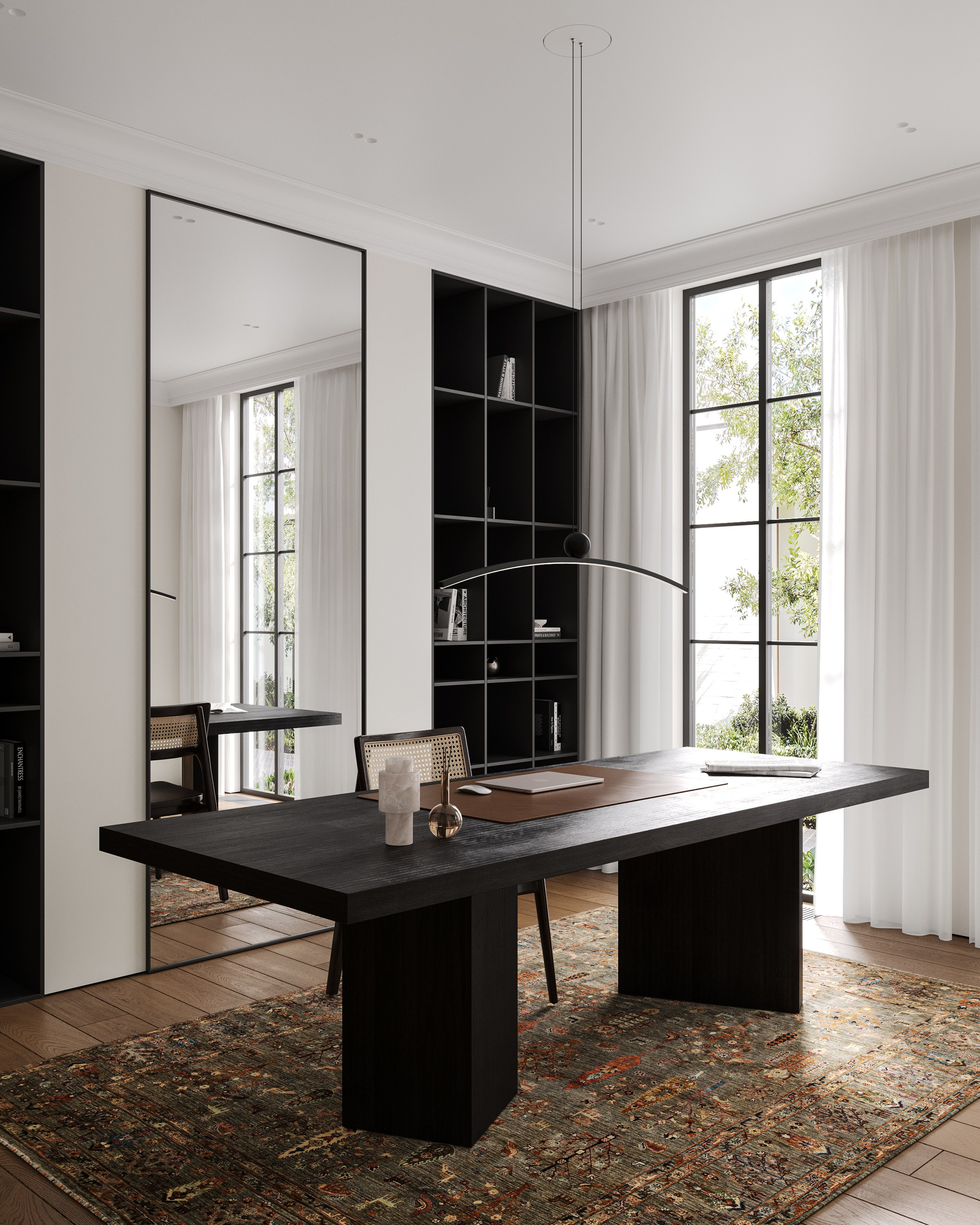 Концепт кабинета. 3D визуализатор