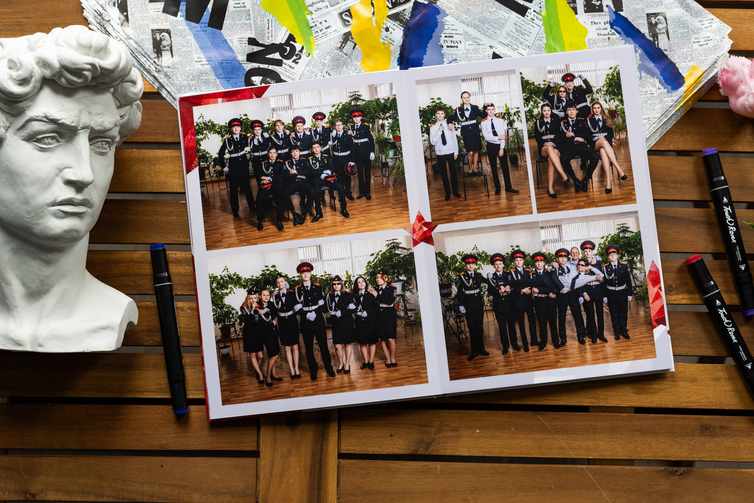 Дизайн кадетам. Выпускные альбомы в Подольске Москве и МО