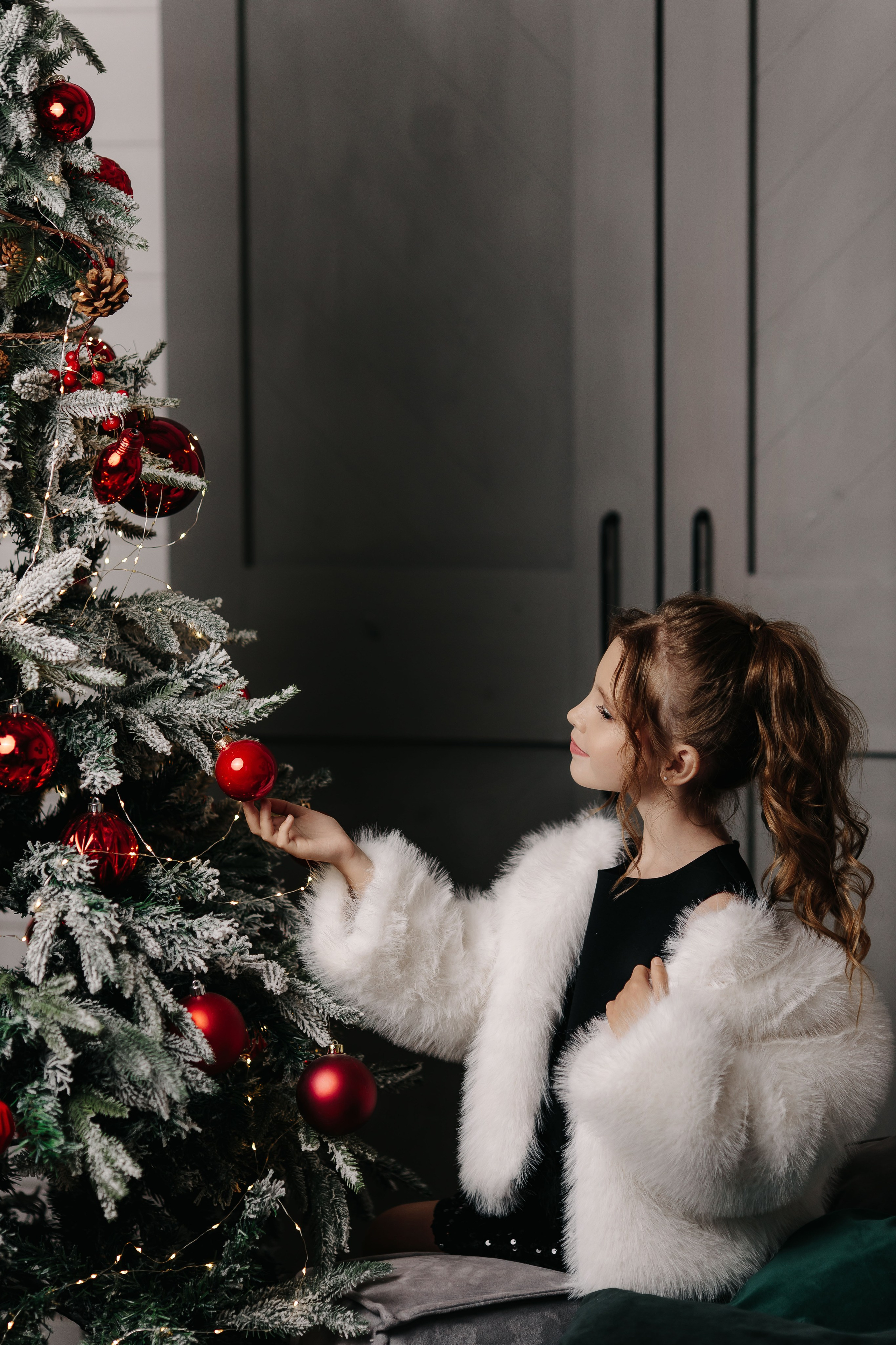 Новогодние портретики с Евой). Семейный и детский фотограф в Пскове и Санкт-Петербурге Яна Калинина