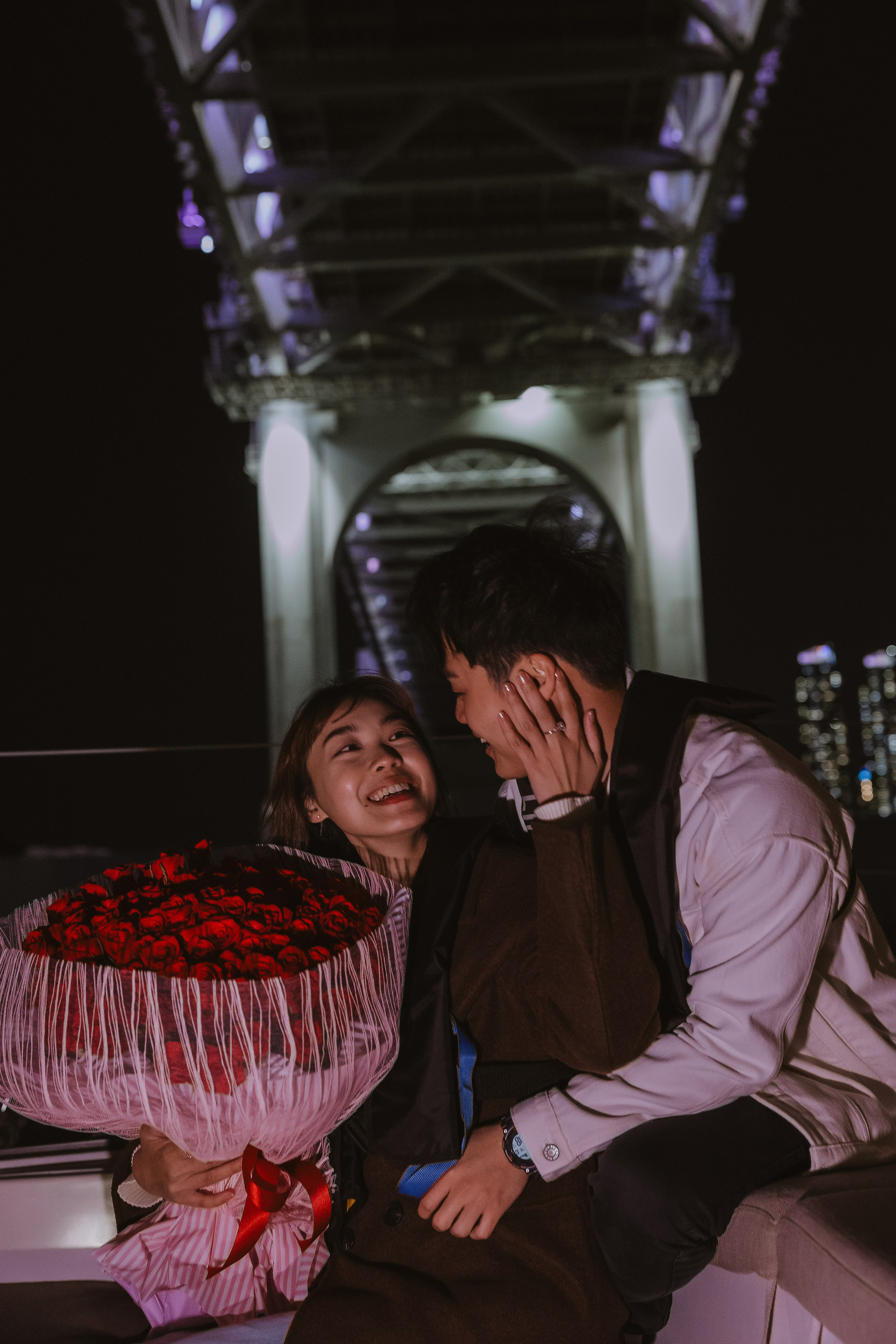 Предложение руки и сердца на яхте во время вечерней прогулке в Пусане. ВАШ ФОТОГРАФ В ПУСАНЕ (Южная Корея) Александра Ануфрий