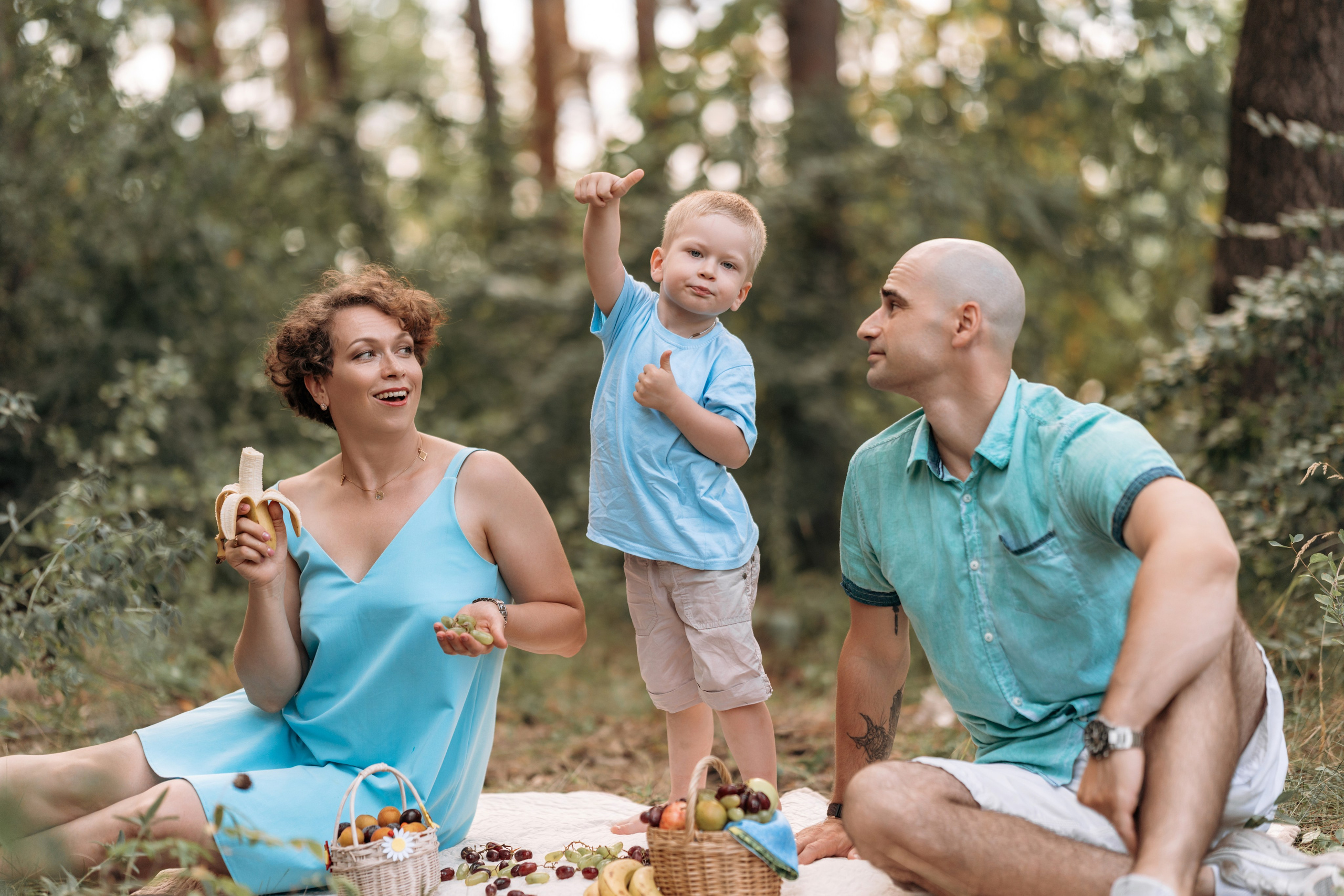 Семья на природе. Семейный и свадебный фотограф в Ульяновске Арина Авдеева