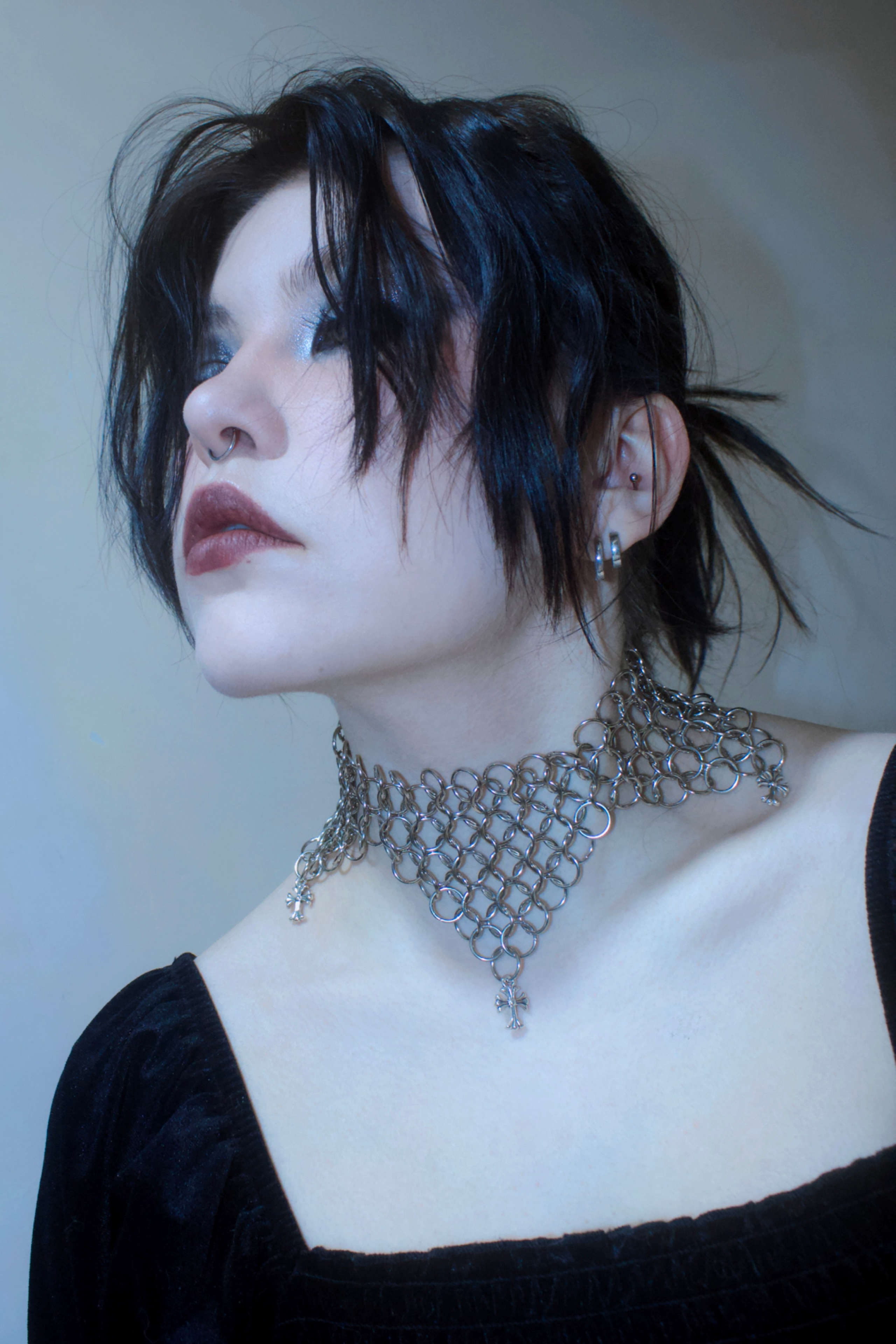 Чокеры из кольчуги. Украшения из кольчуги в Москве Соня Спросонья