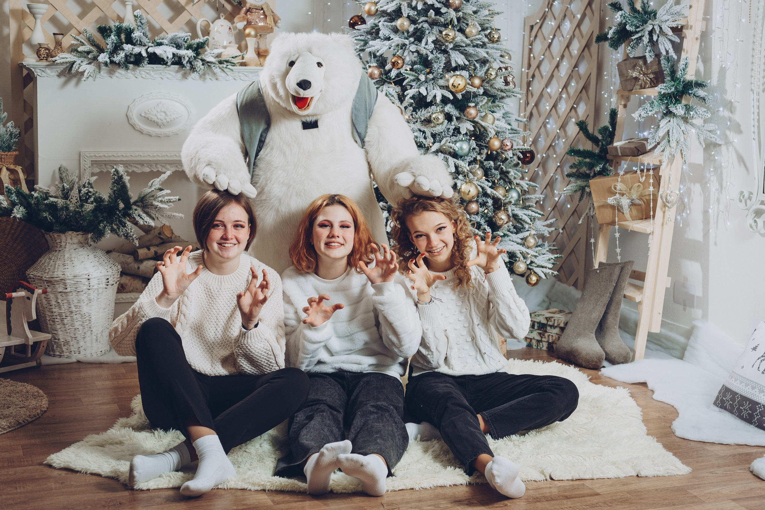 Новогодняя фотосессия в студии в Верхней Пышме