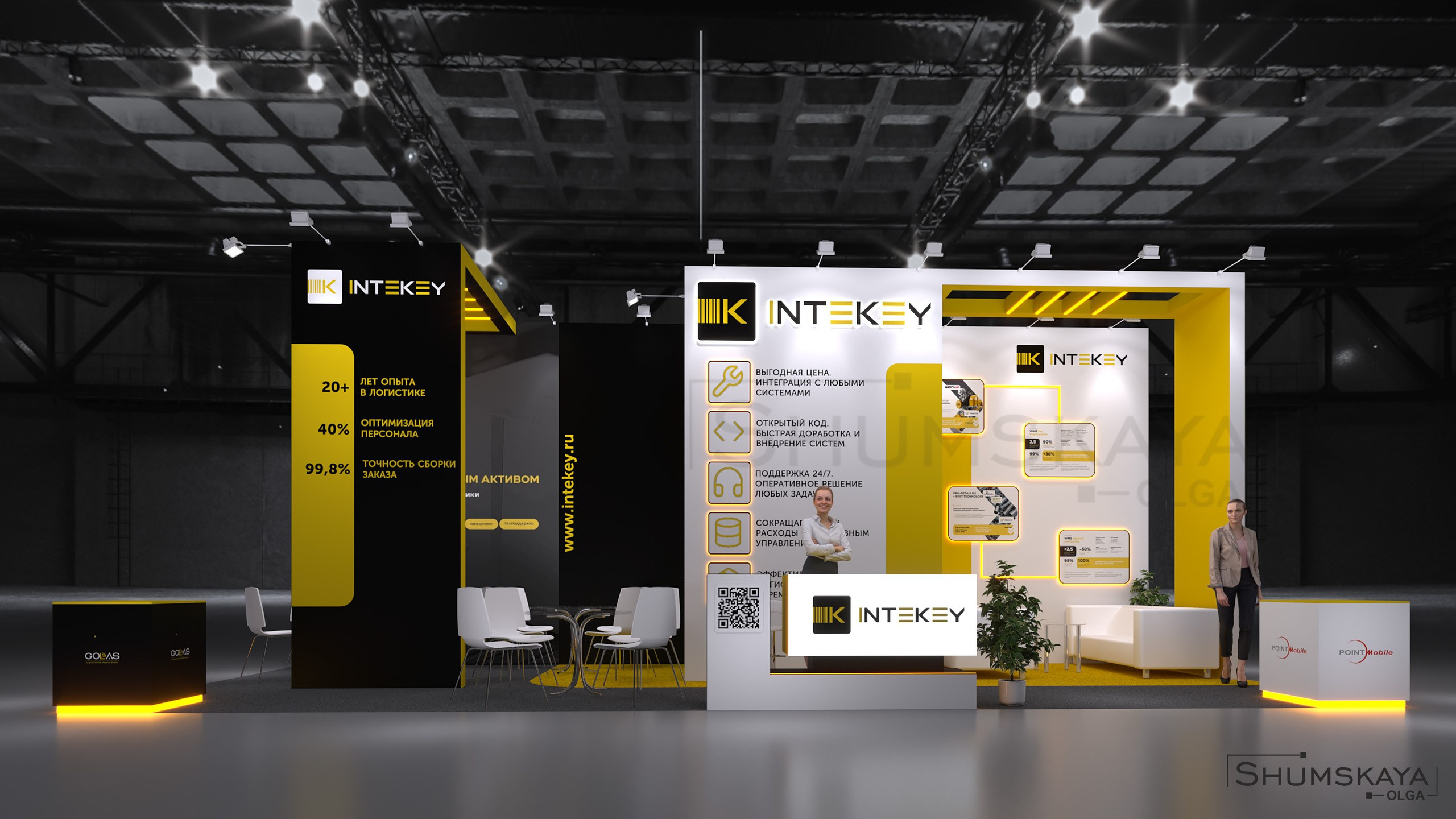 ДИЗАЙН ВЫСТАВОЧНОГО СТЕНДА INTEKEY. Студия интерьера