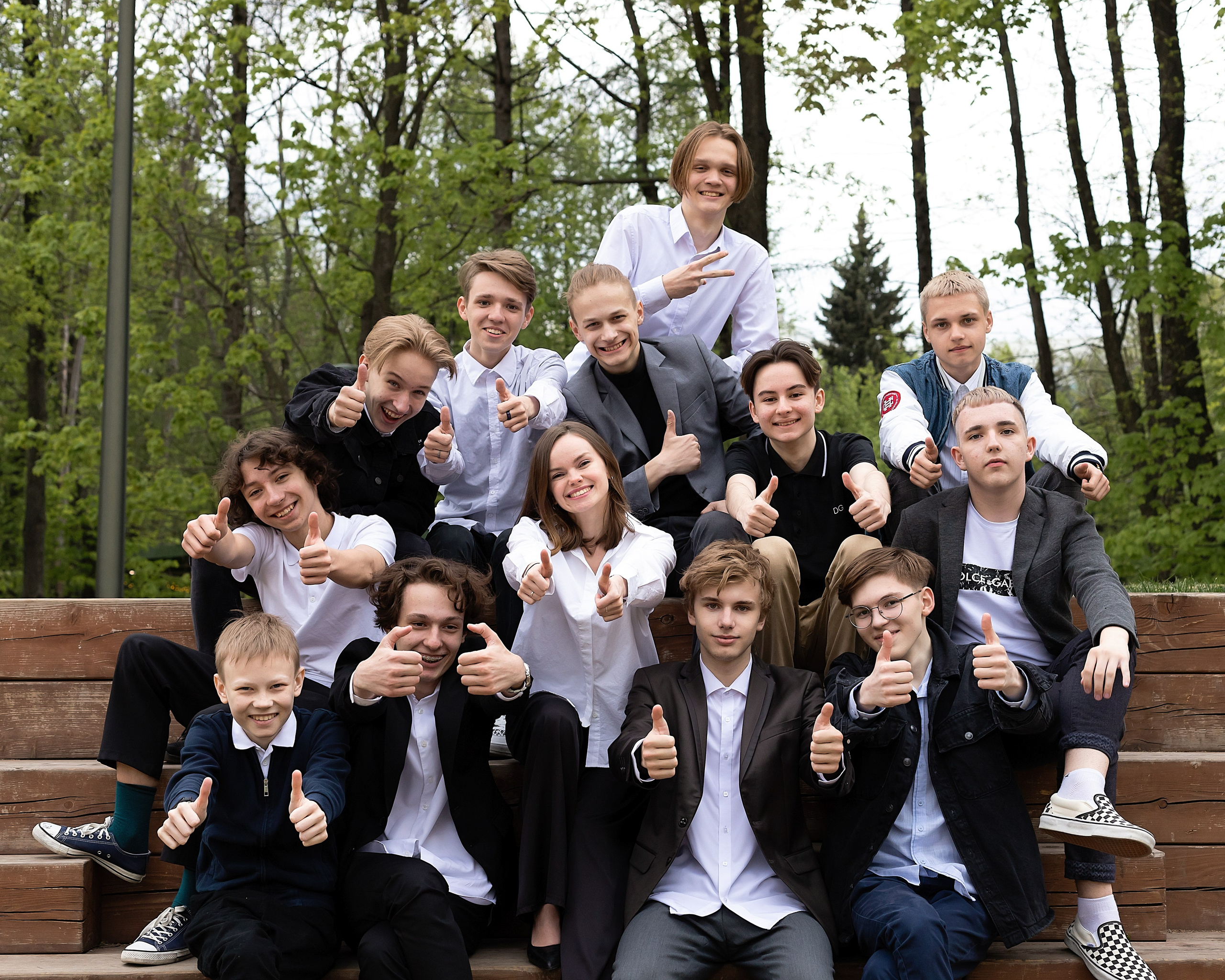 Съёмка в парке. Выпускные альбомы «Эврика» в Нижнем Новгороде