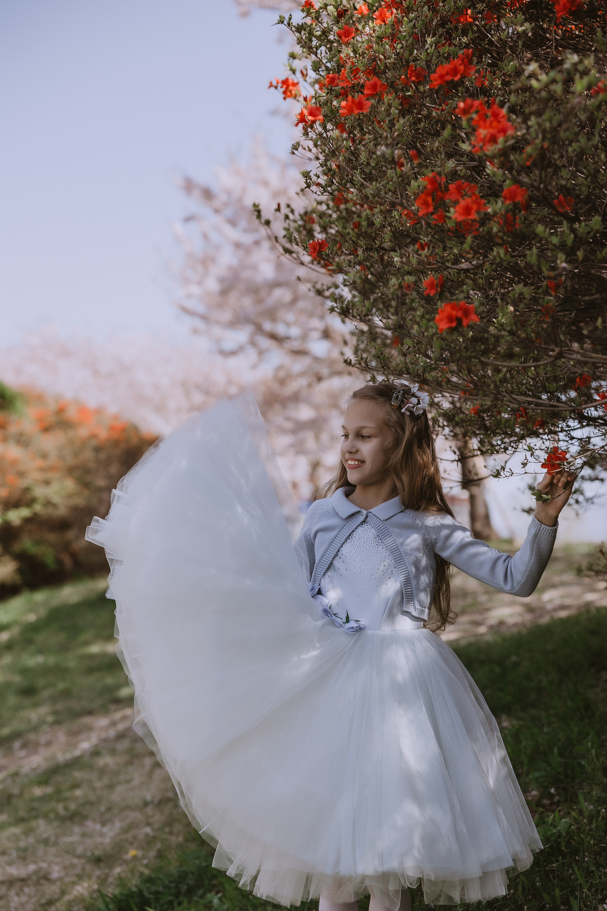 Beautiful girl at a photo shoot with sakura in Korea, Busan. Your photographer in Busan (South Korea) Aleksandra Anufriy