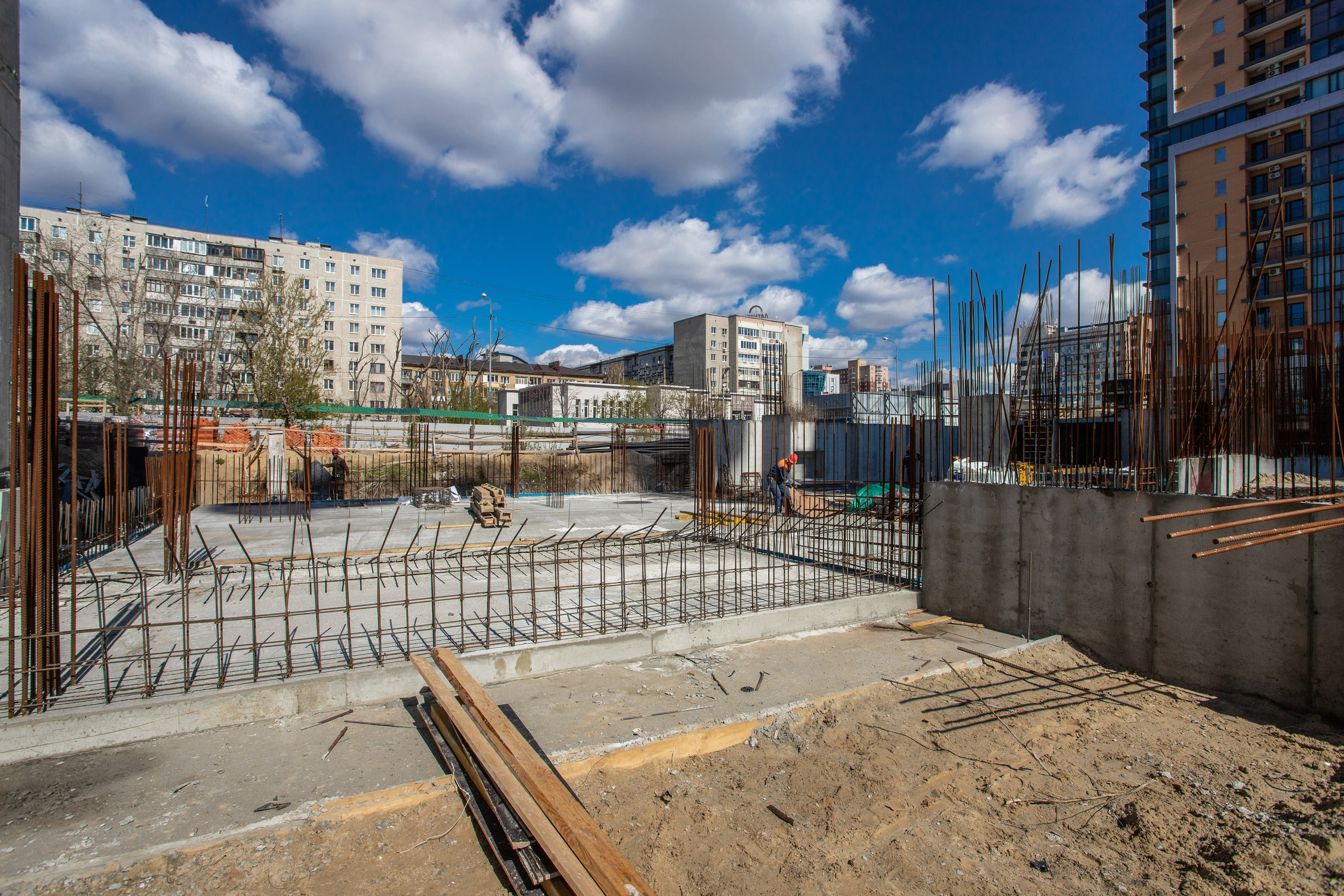 Динамика строительства. Фотограф Тюмень Александр Долгих