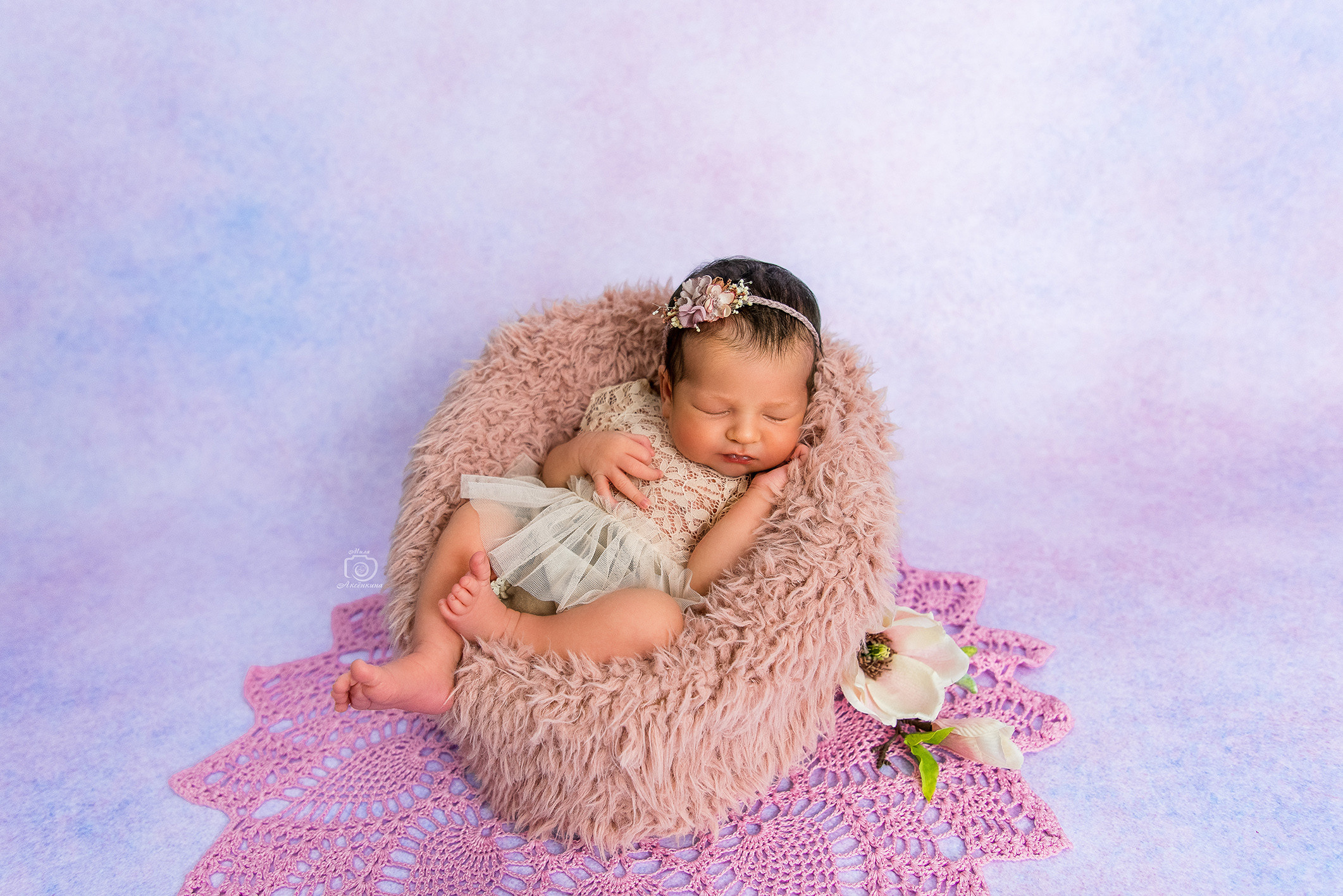 Портфолио новорожденных. Фотограф в Нефтеюганске Мила Аксёнкина