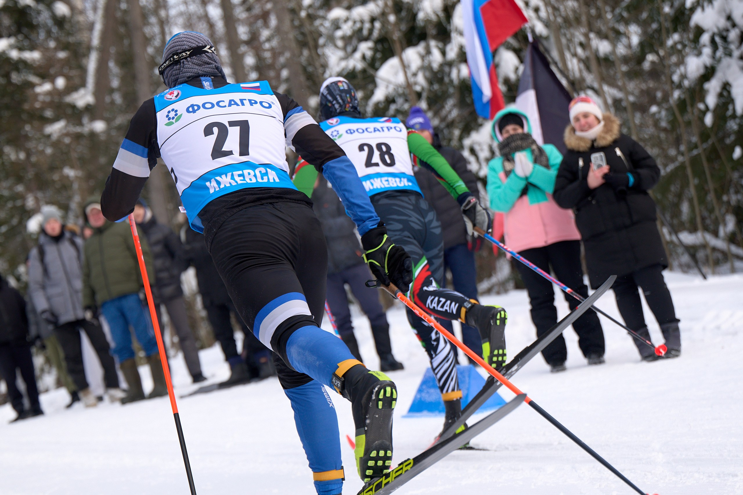 VI этап ФосАгро Кубка России по лыжным гонкам. Ижевск 25.01.2025 и 26.01.2025. Спортивный репортажный фотограф в Ижевске Сергей Мерзляков