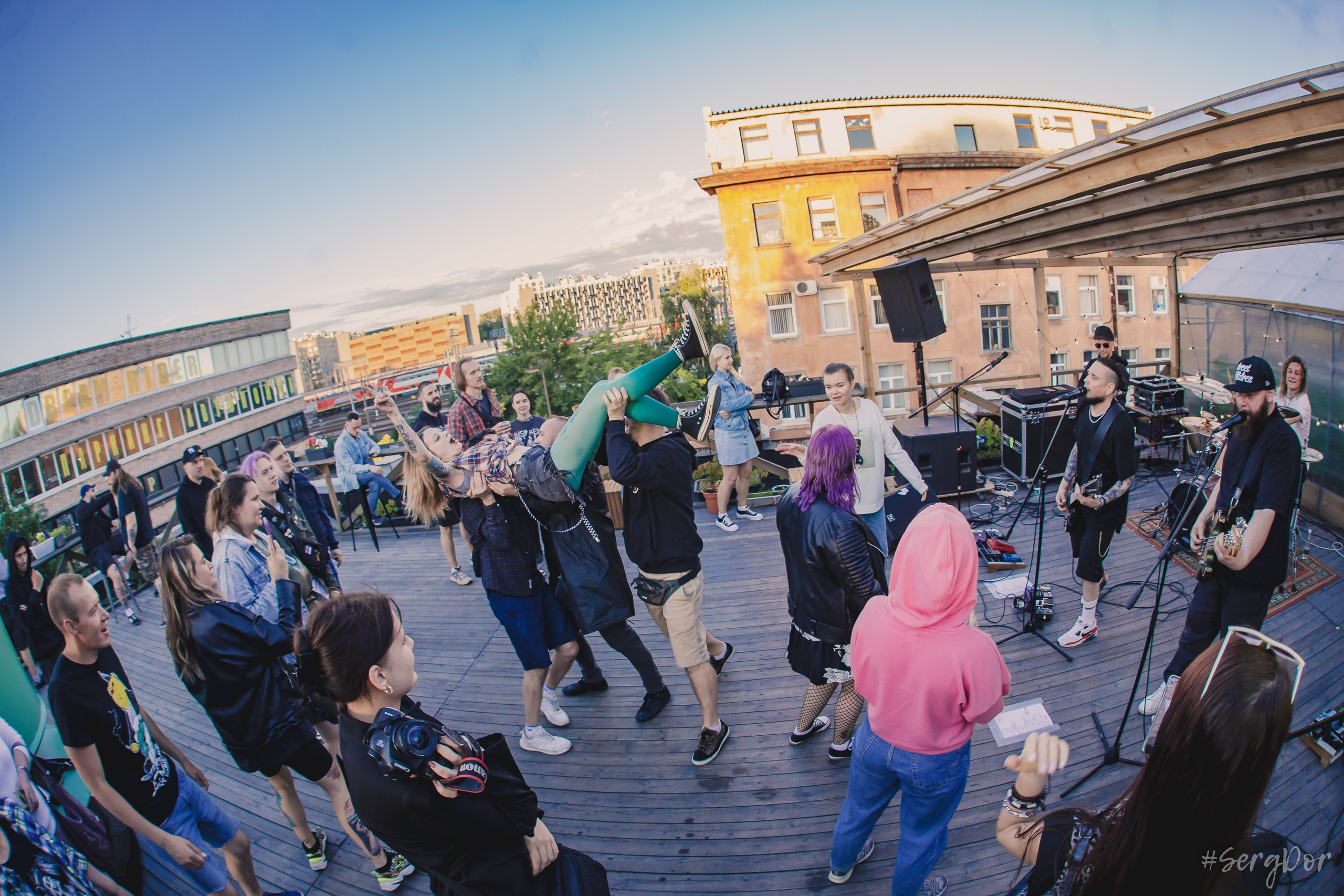 Гребля, Ласточка, концерт, крыша, Санкт-Петербург, 21.06.2024, СПб, SergDor, 21 июня 2024 года, #SergDor