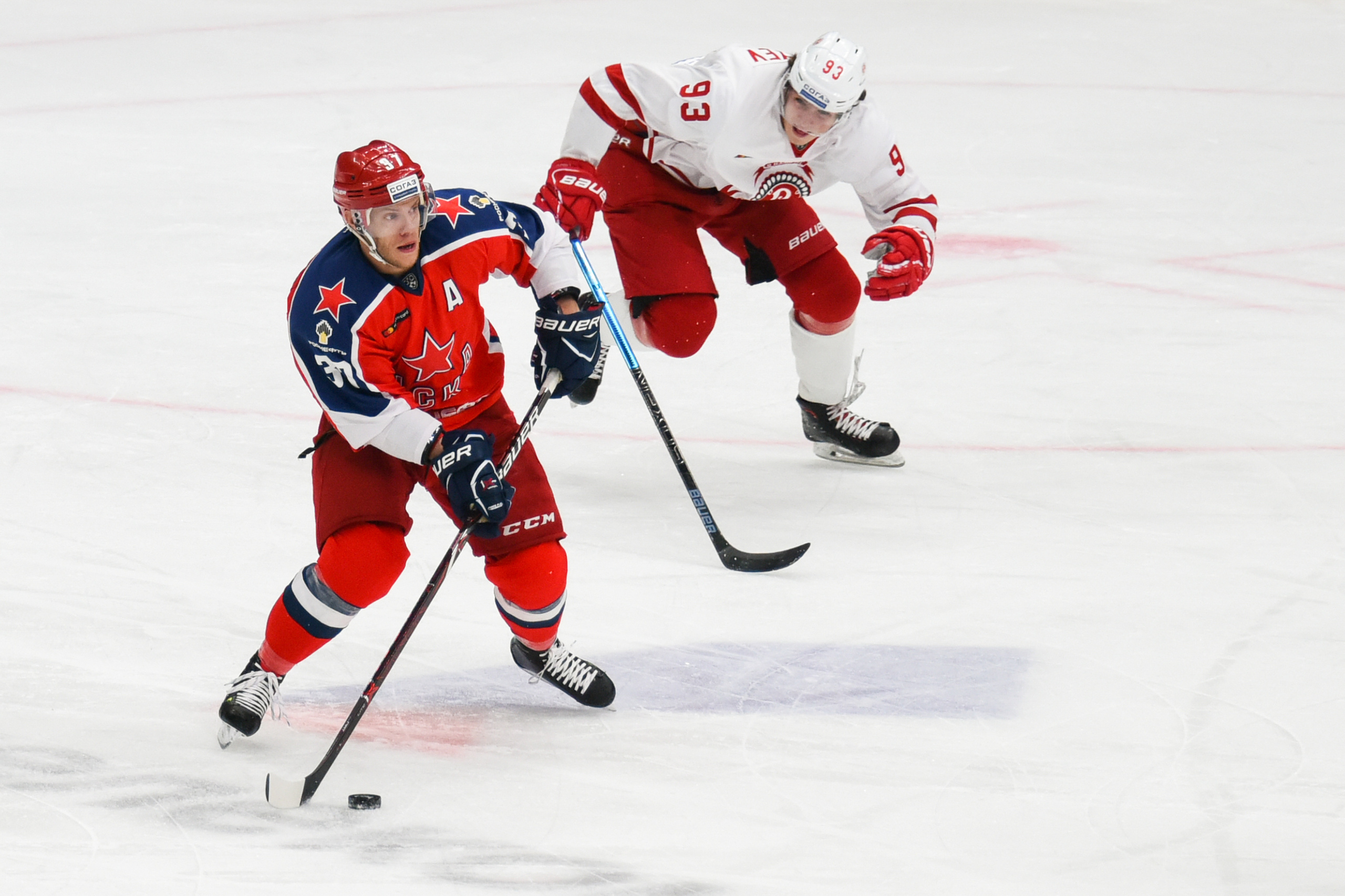 Матч чемпионата КХЛ — ЦСКА и «Витязь». Репортажный фотограф в Москве и Санкт-Петербурге Артем Лунев