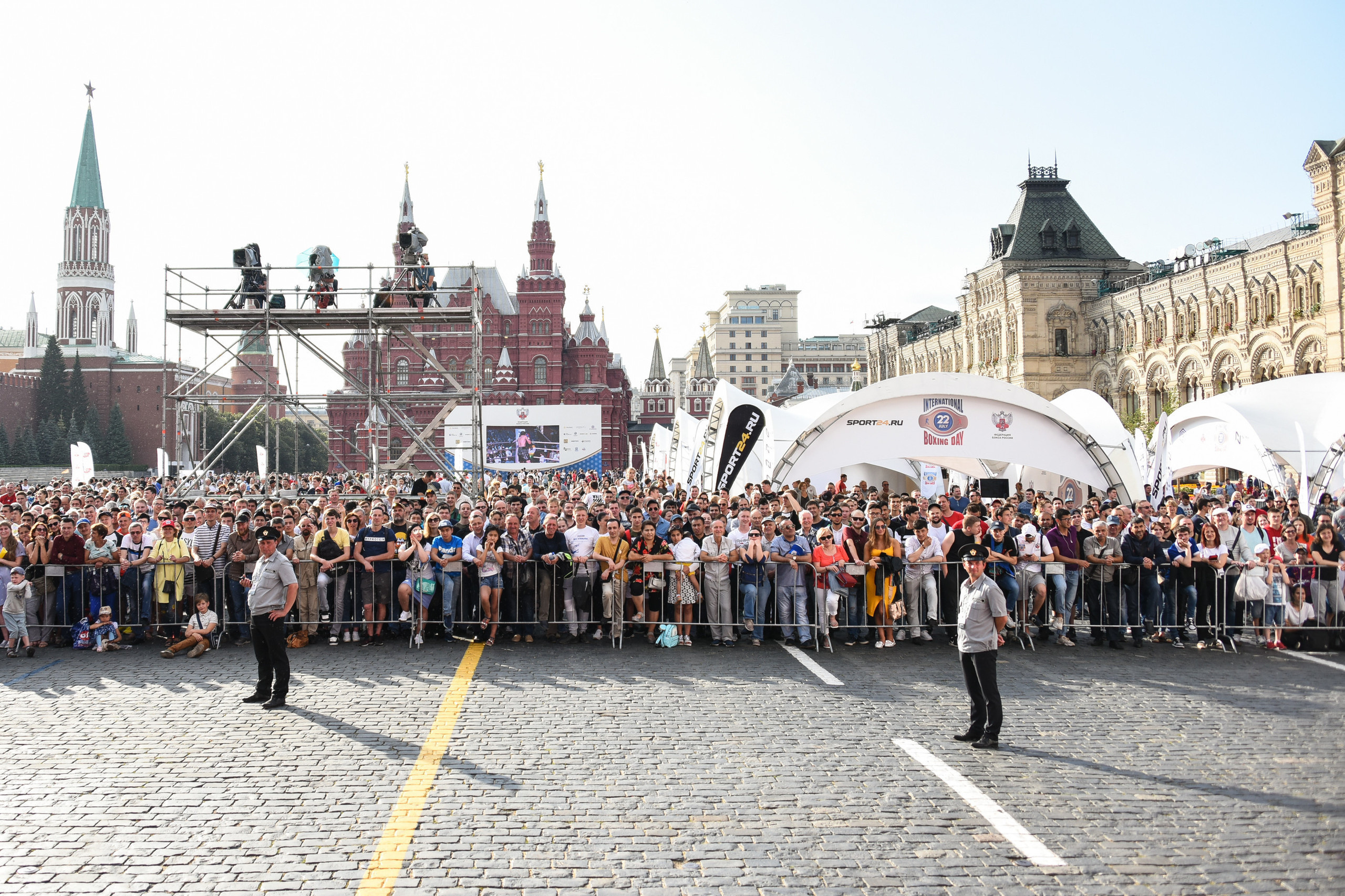 Международный день бокса на Красной площади. Репортажный фотограф в Москве и Санкт-Петербурге Артем Лунев