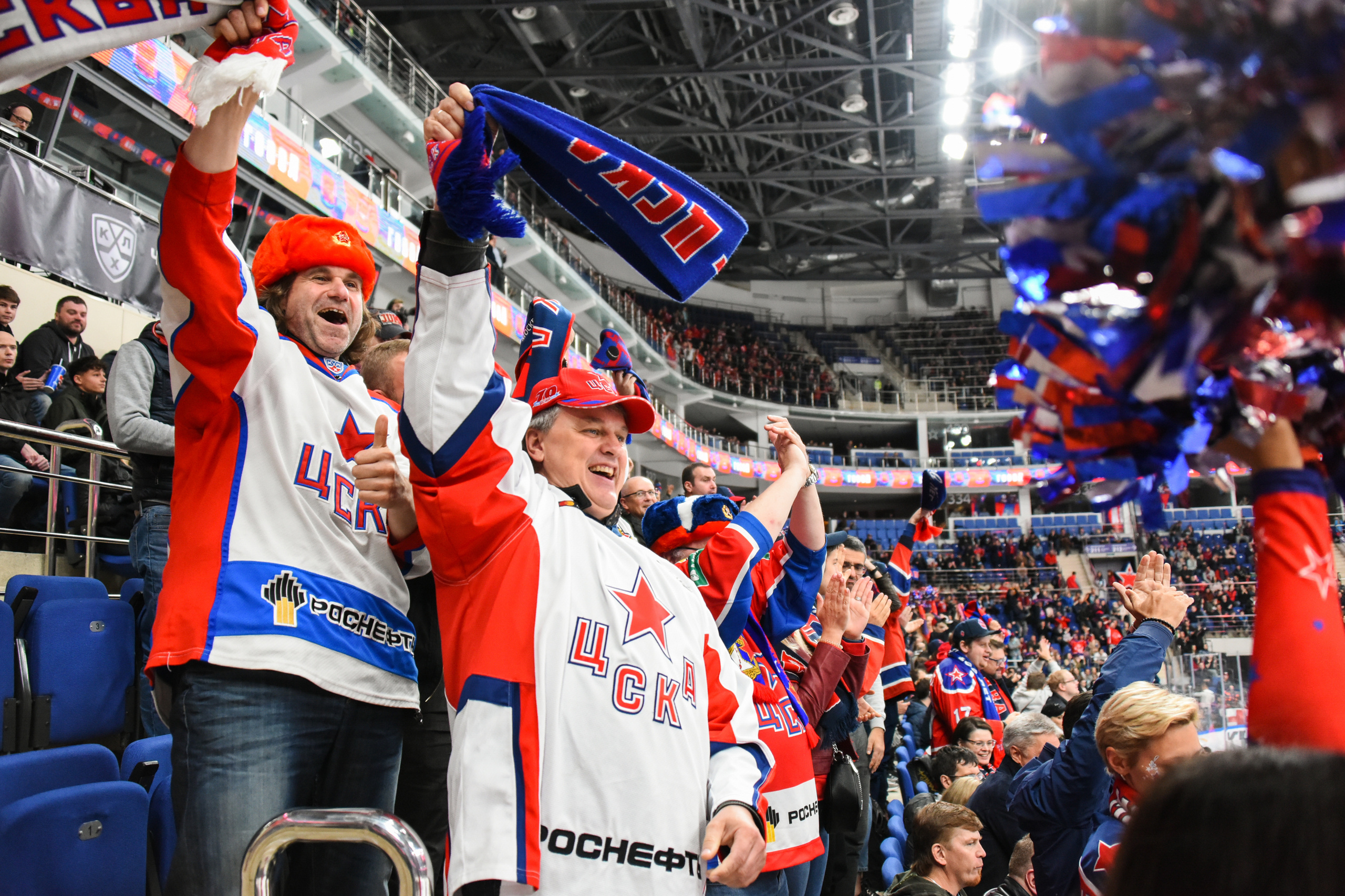 Матч чемпионата КХЛ — ЦСКА и «Витязь». Репортажный фотограф в Москве и Санкт-Петербурге Артем Лунев