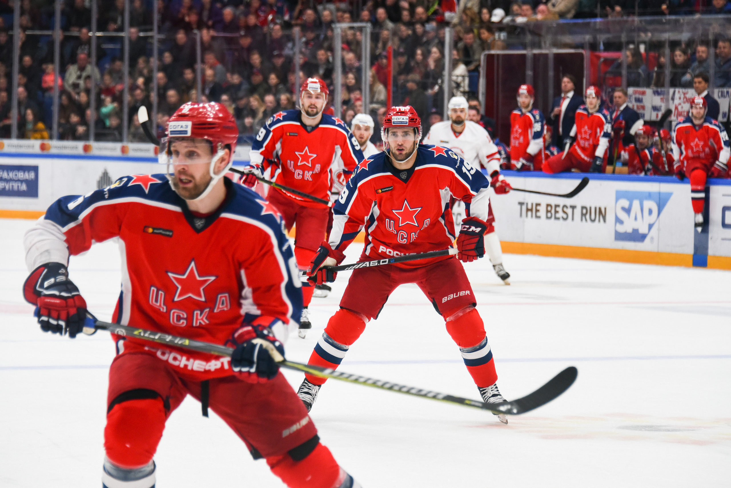 Матч чемпионата КХЛ — ЦСКА и «Витязь». Репортажный фотограф в Москве и Санкт-Петербурге Артем Лунев