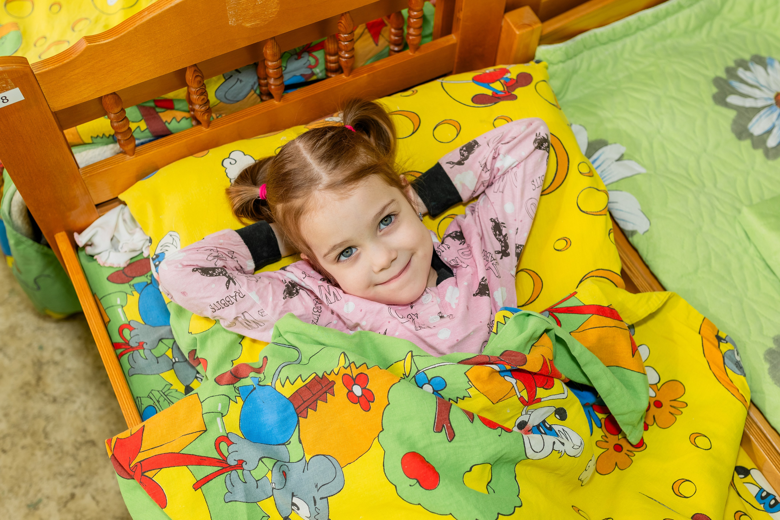 девочка перед сном