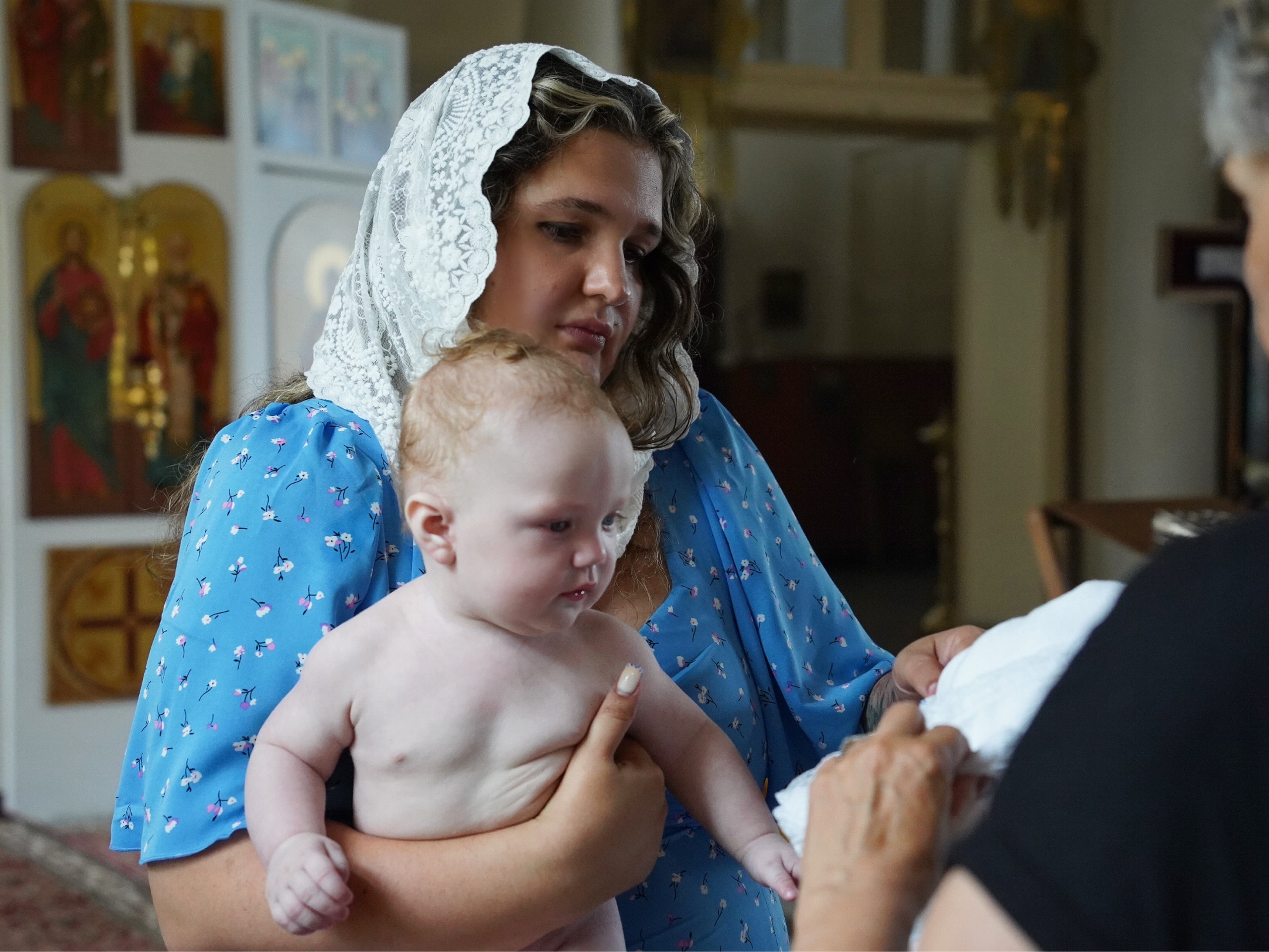Крещение Артемия. Событийный фотограф Анна Курникова